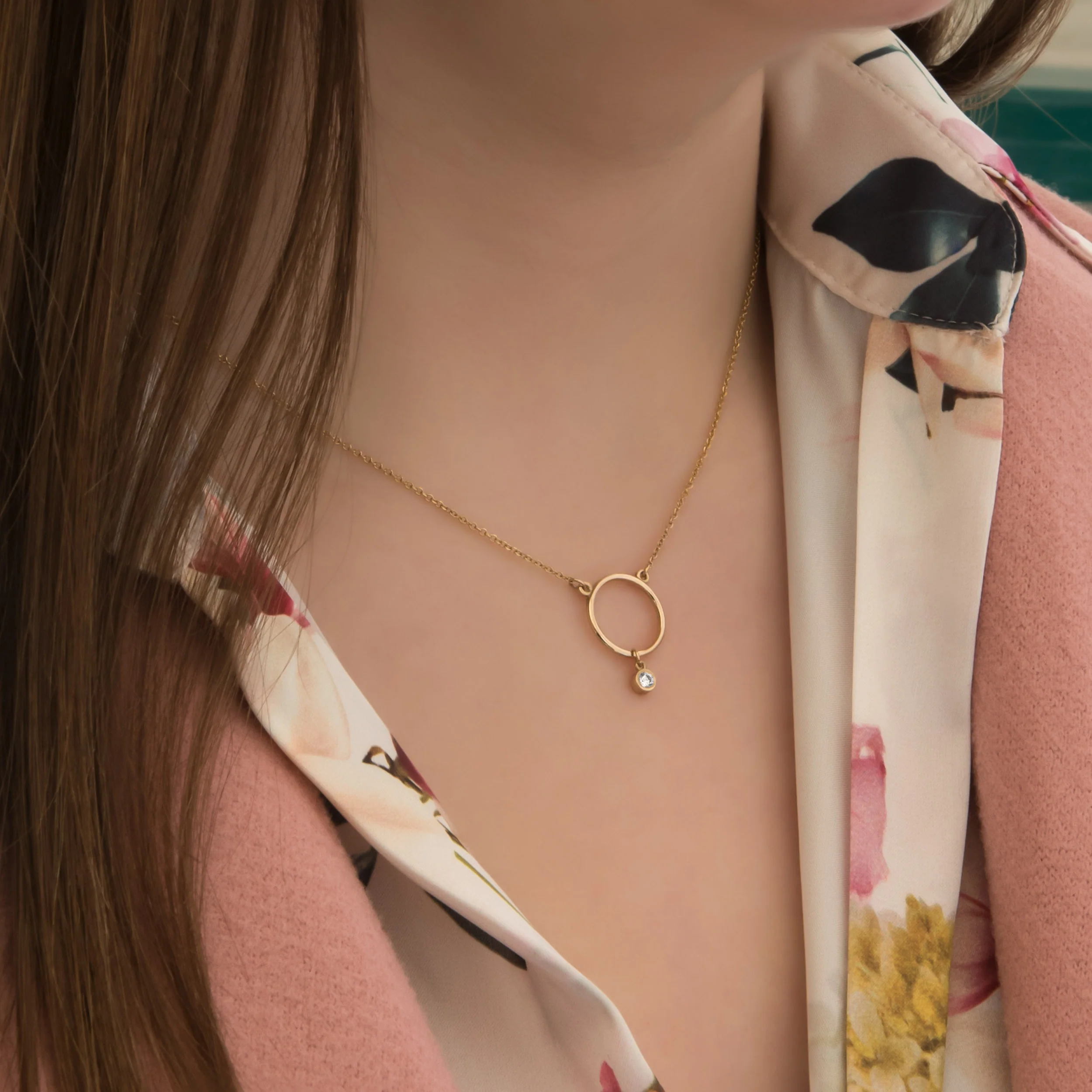 Hanging Charm Chain Necklace — additional product image 4 from AntEva Crafts
