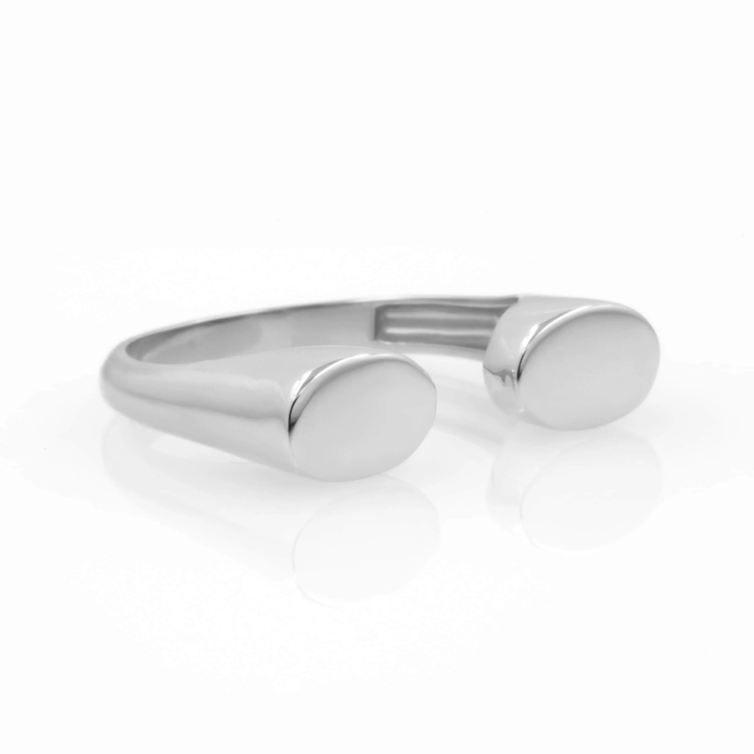 Chunky Open 14k Gold Vermeil Ring — additional product image 6 from AntEva Crafts