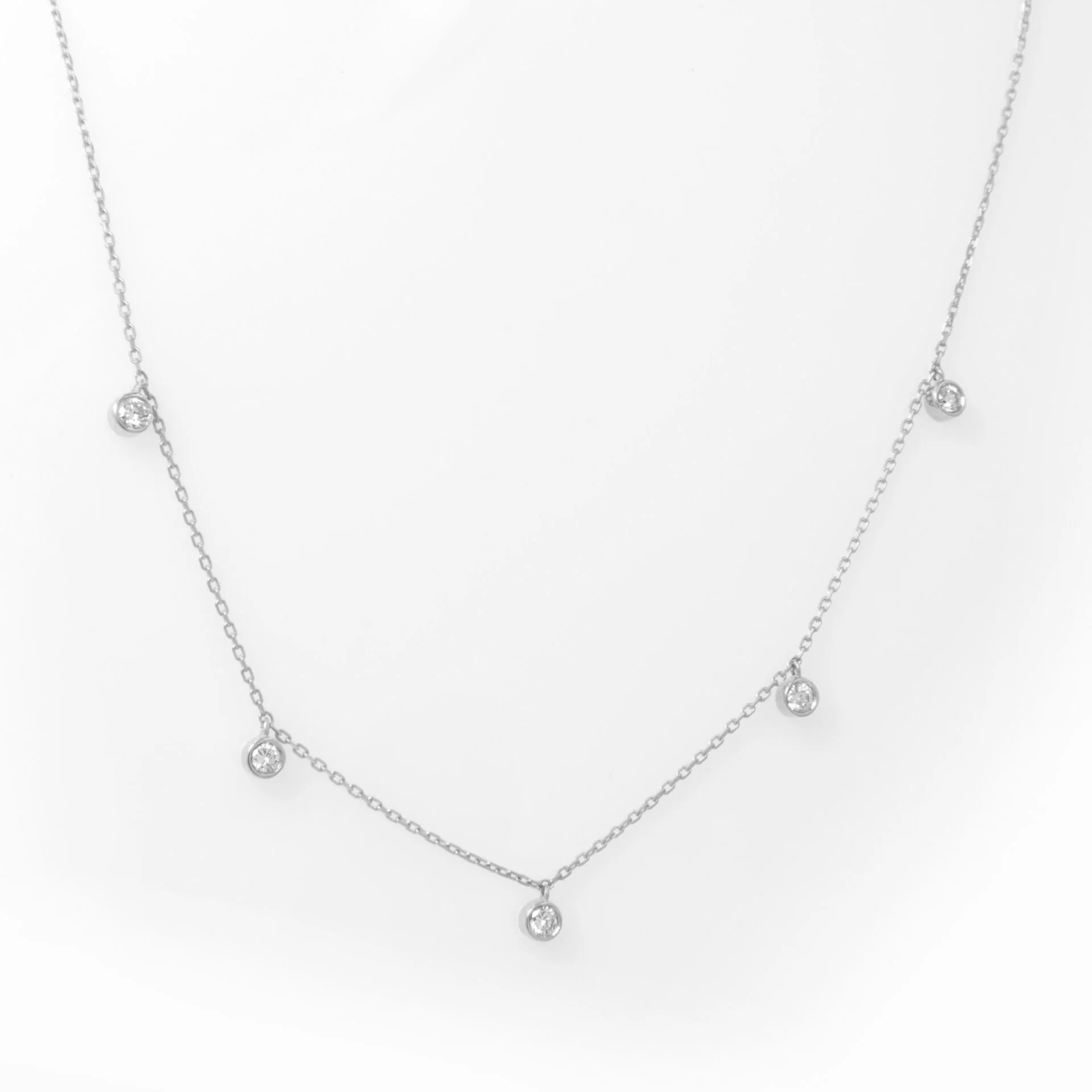Hanging Diamonds Necklace — additional product image 6 from AntEva Crafts