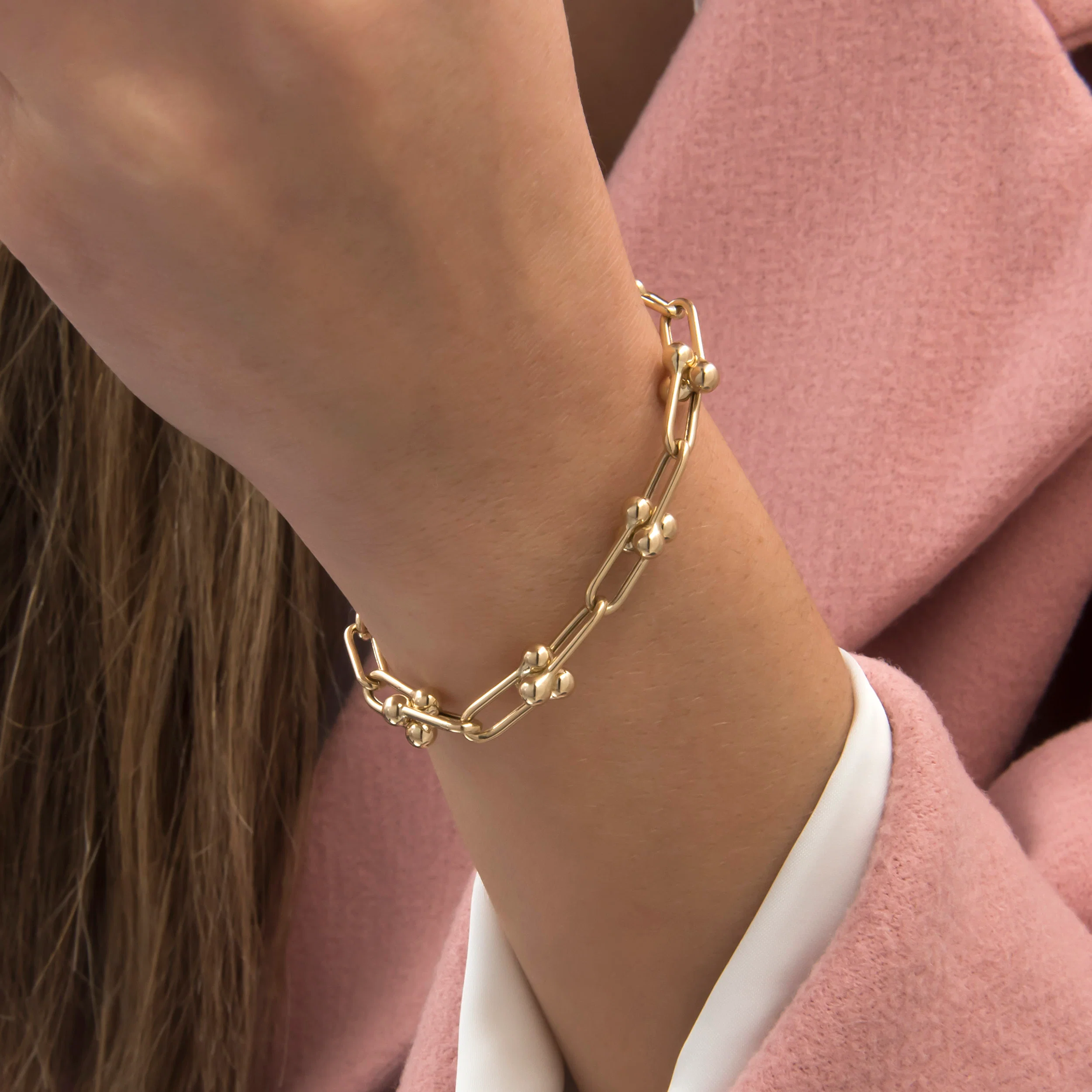 Hardware Link Bracelet — additional product image 4 from AntEva Crafts