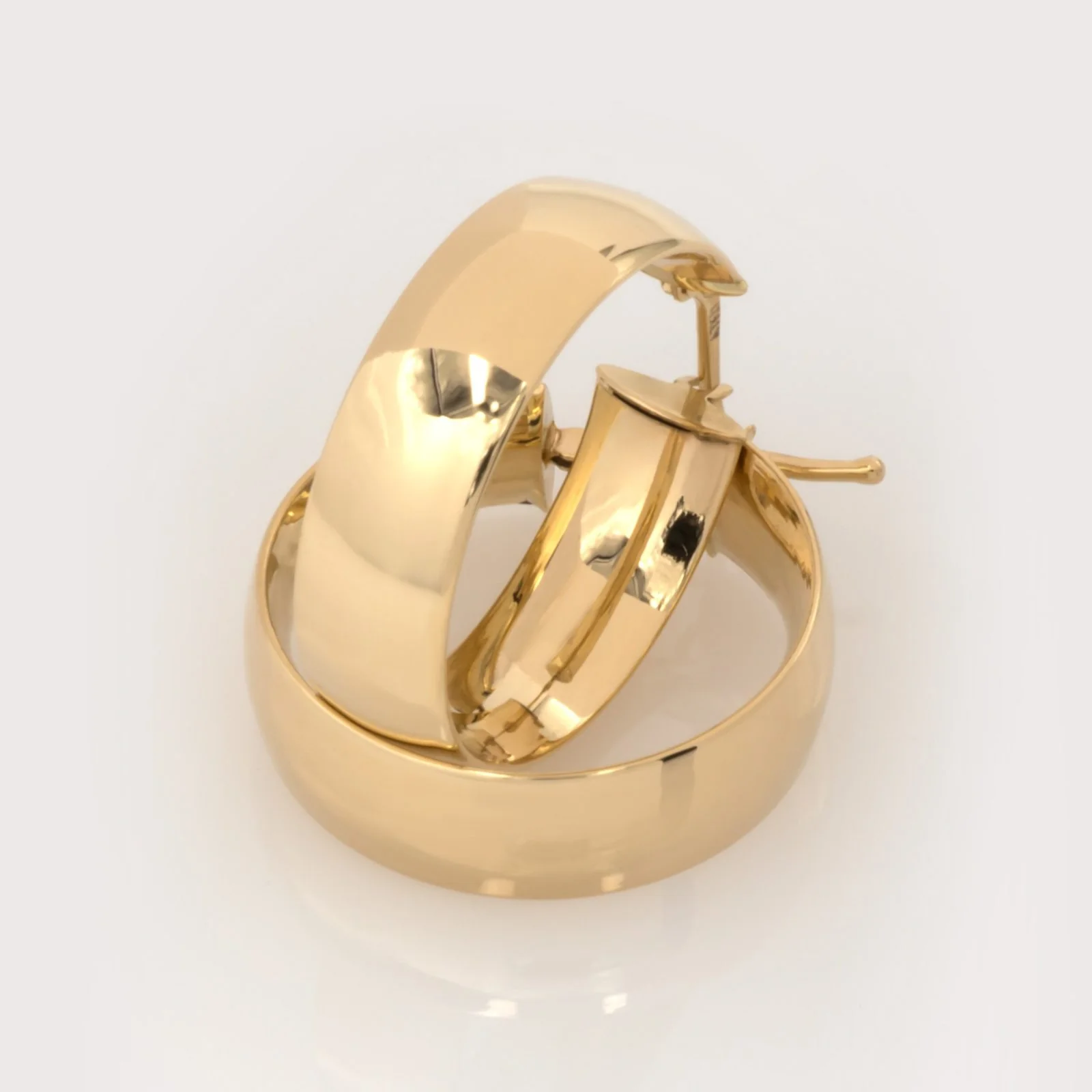 Chunky Hoop Earrings 25mm — additional product image 5 from AntEva Crafts