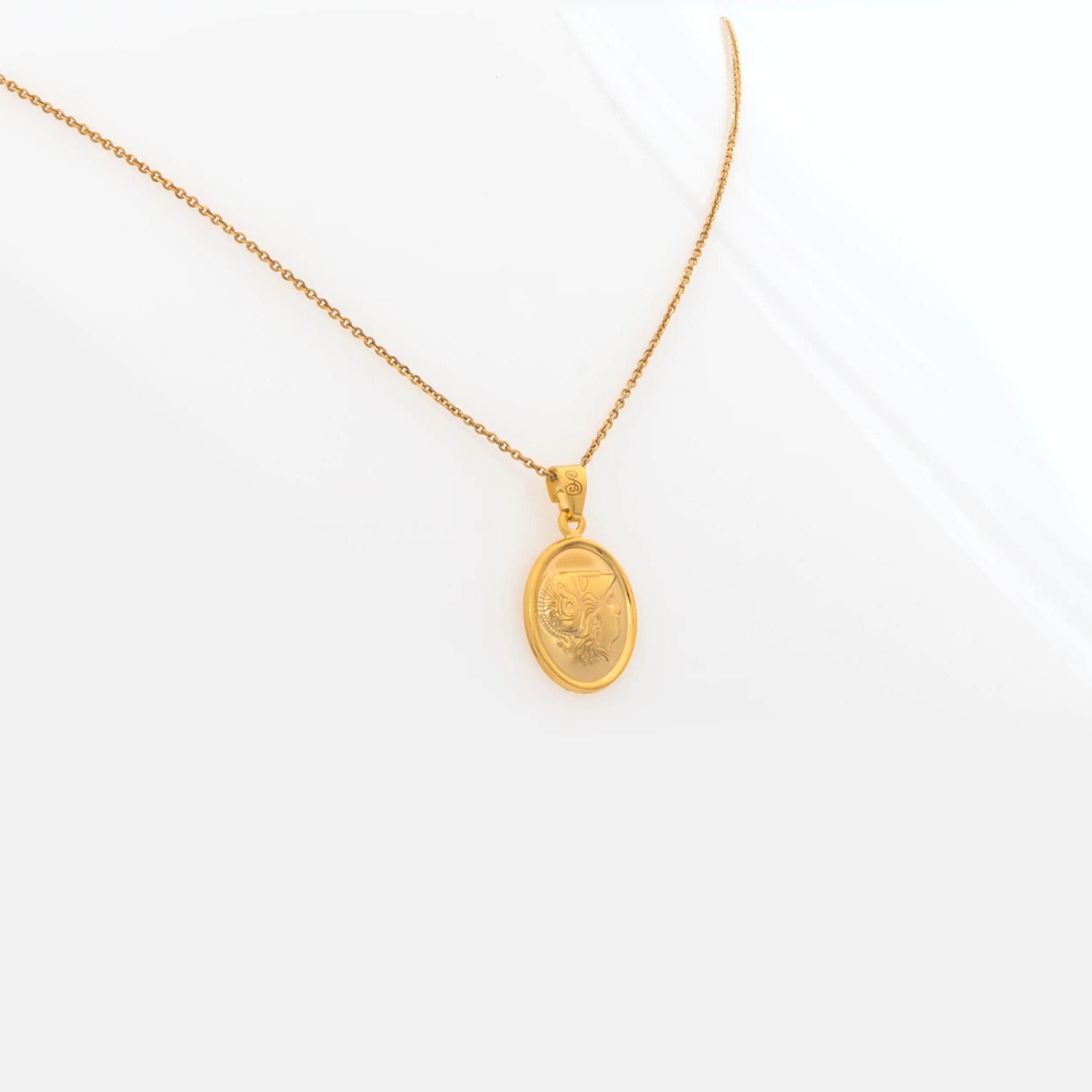 Oval Plain Athena Medallion — additional product image 4 from AntEva Crafts
