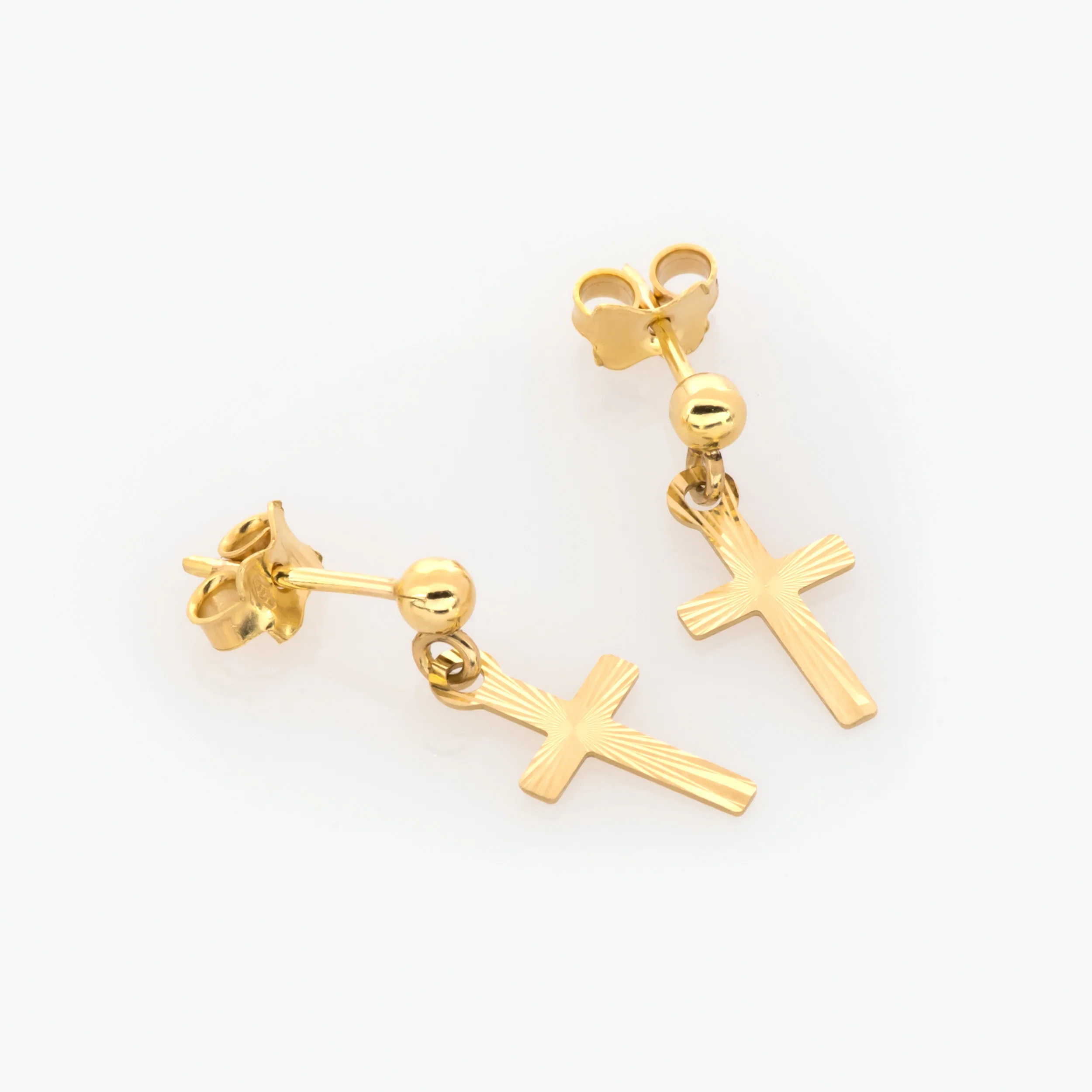 Refined Cross Gold Drops — additional product image 4 from AntEva Crafts