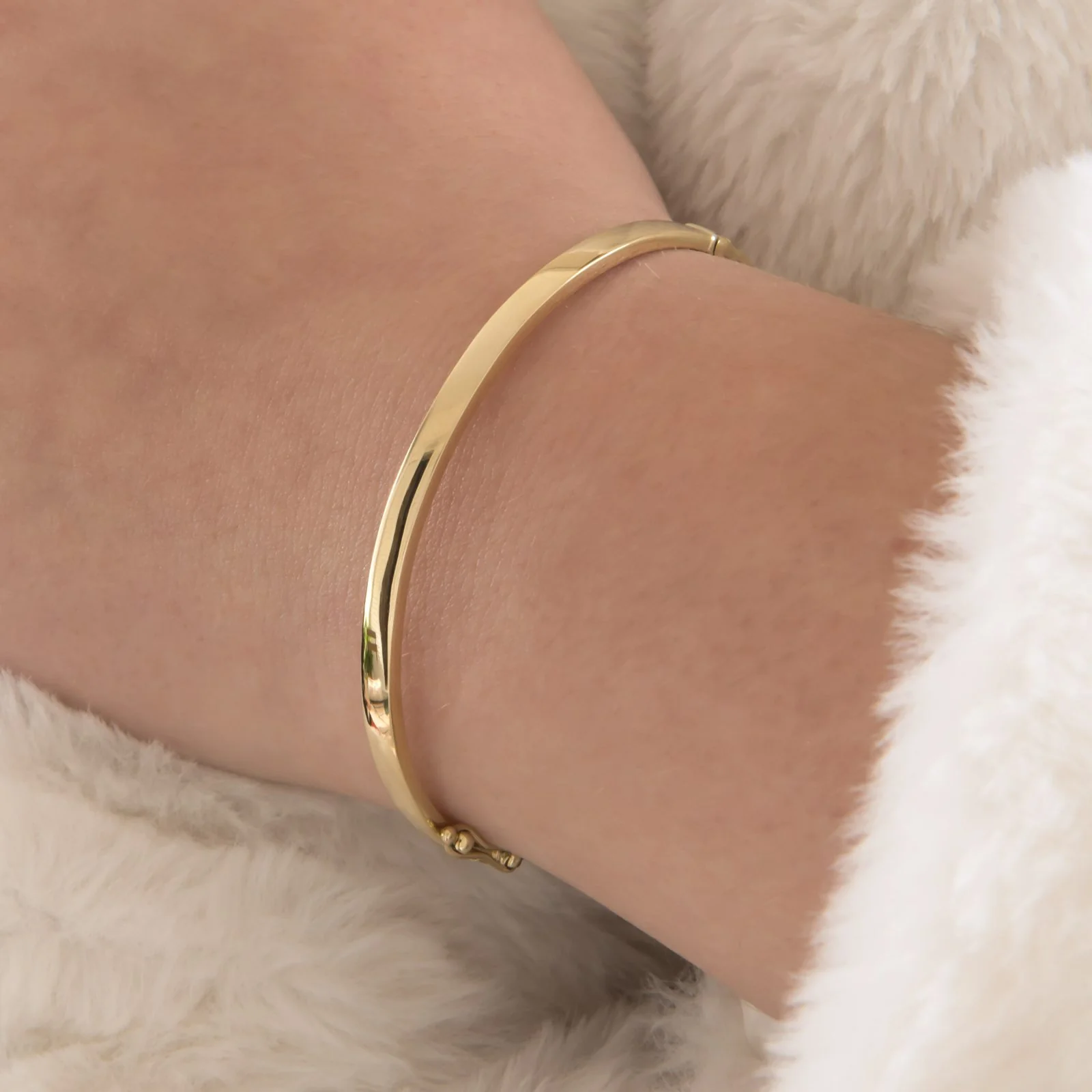 Classic Oval Bangle Curved Bangle — additional product image 2 from AntEva Crafts