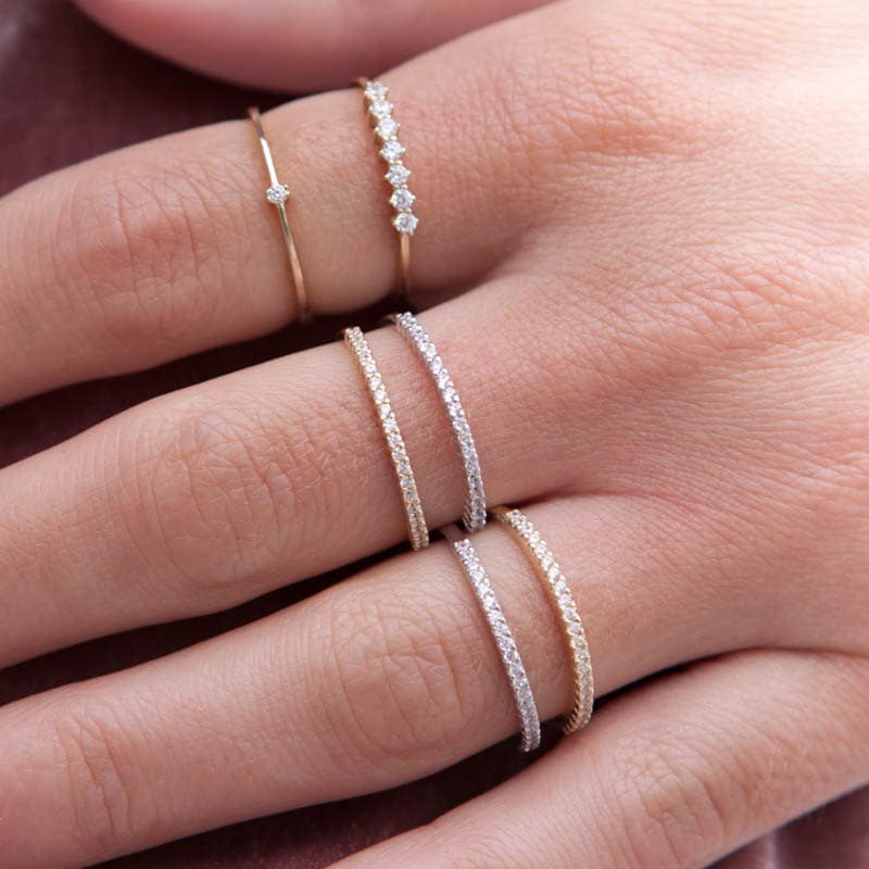 Dainty Birthstone Ring — additional product image 6 from AntEva Crafts