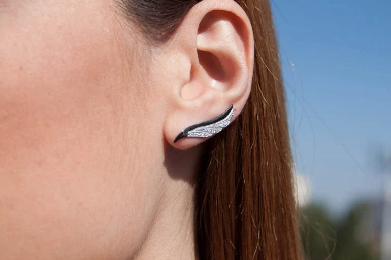 Angel Wings Earrings — additional product image 2 from AntEva Crafts