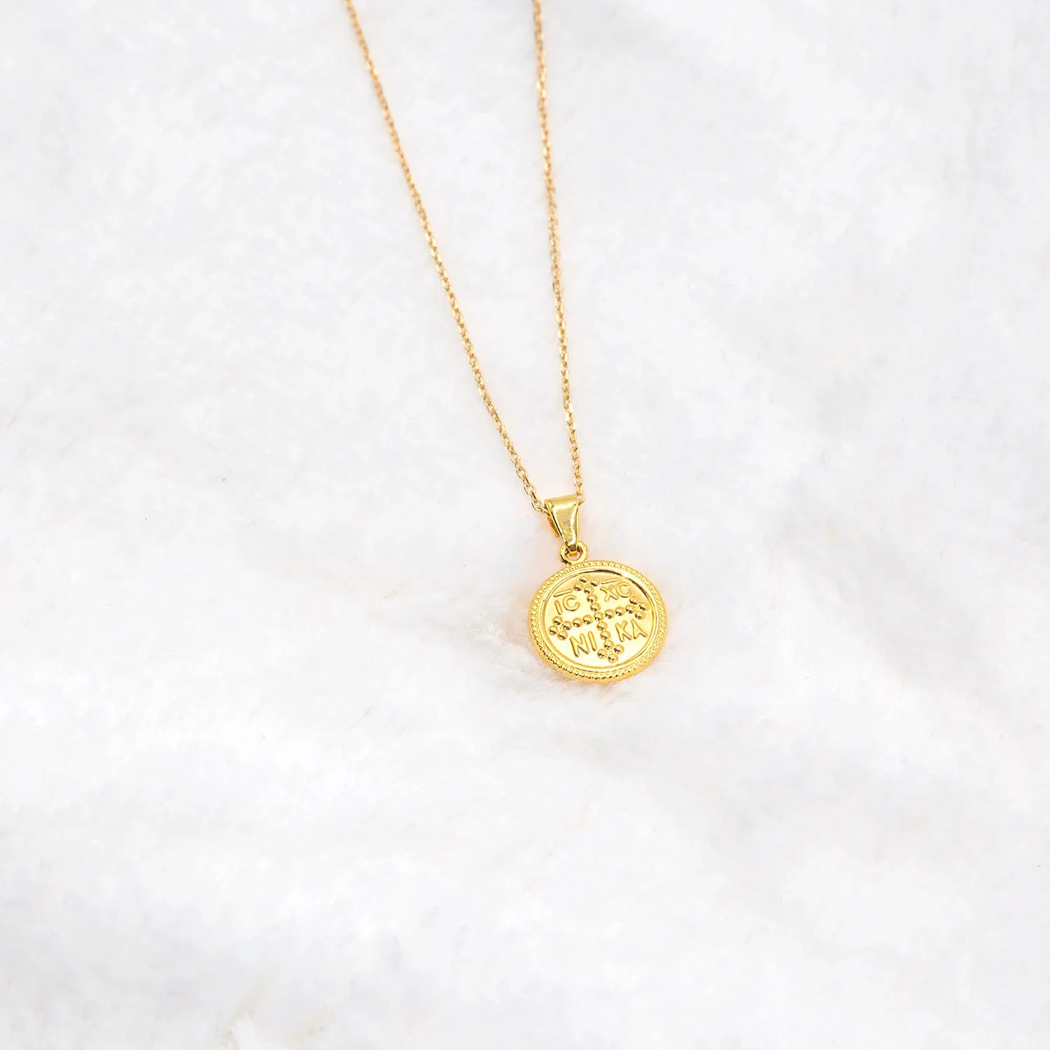 Christian Coin Double Sided Pendant — additional product image 5 from AntEva Crafts