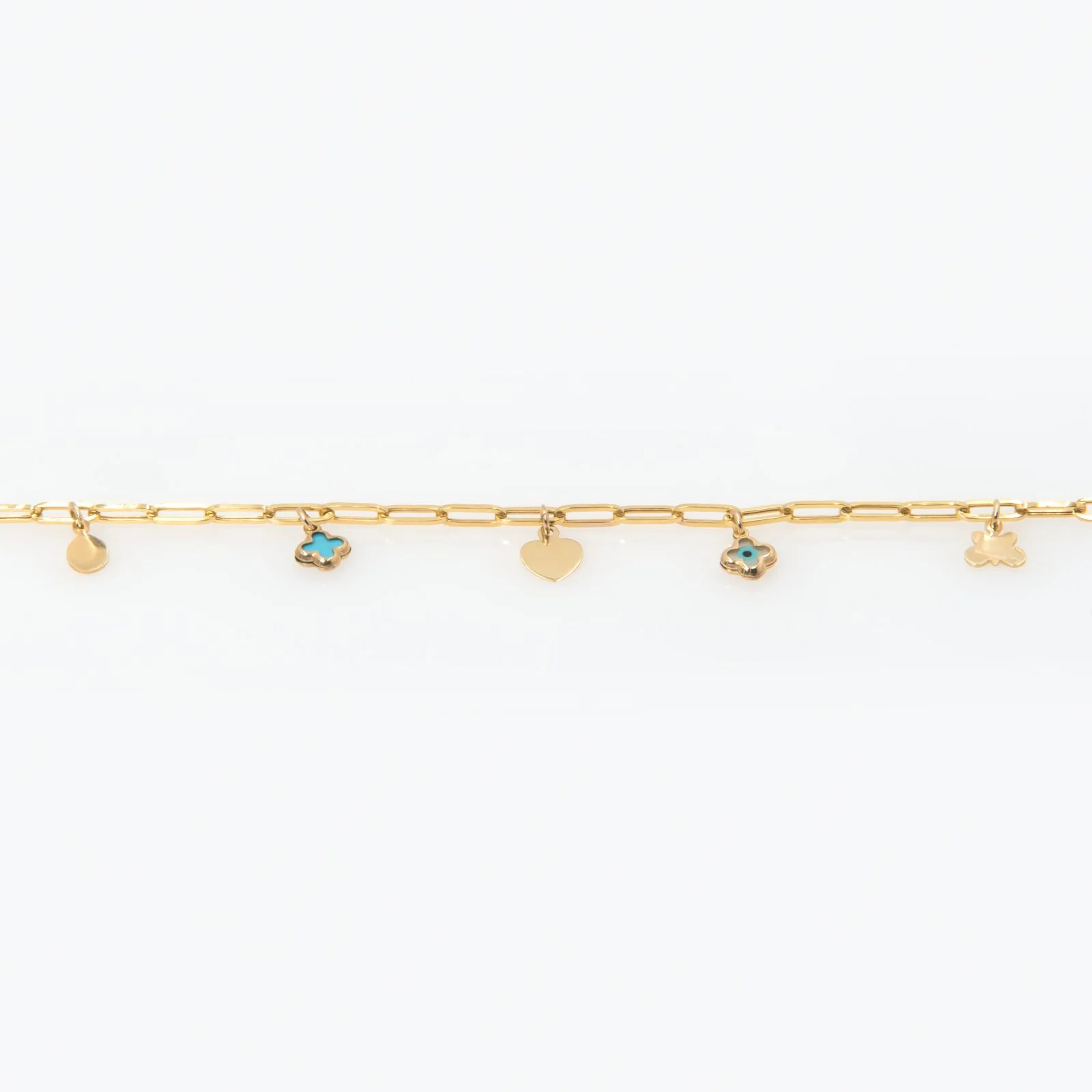 Chain Charm Bracelet 14k — additional product image 2 from AntEva Crafts