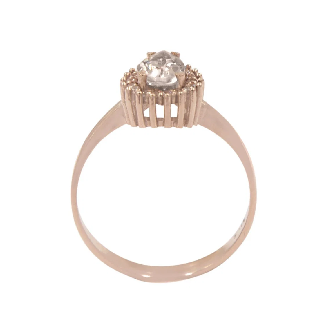 Morganite Solitaire Ring — additional product image 3 from AntEva Crafts