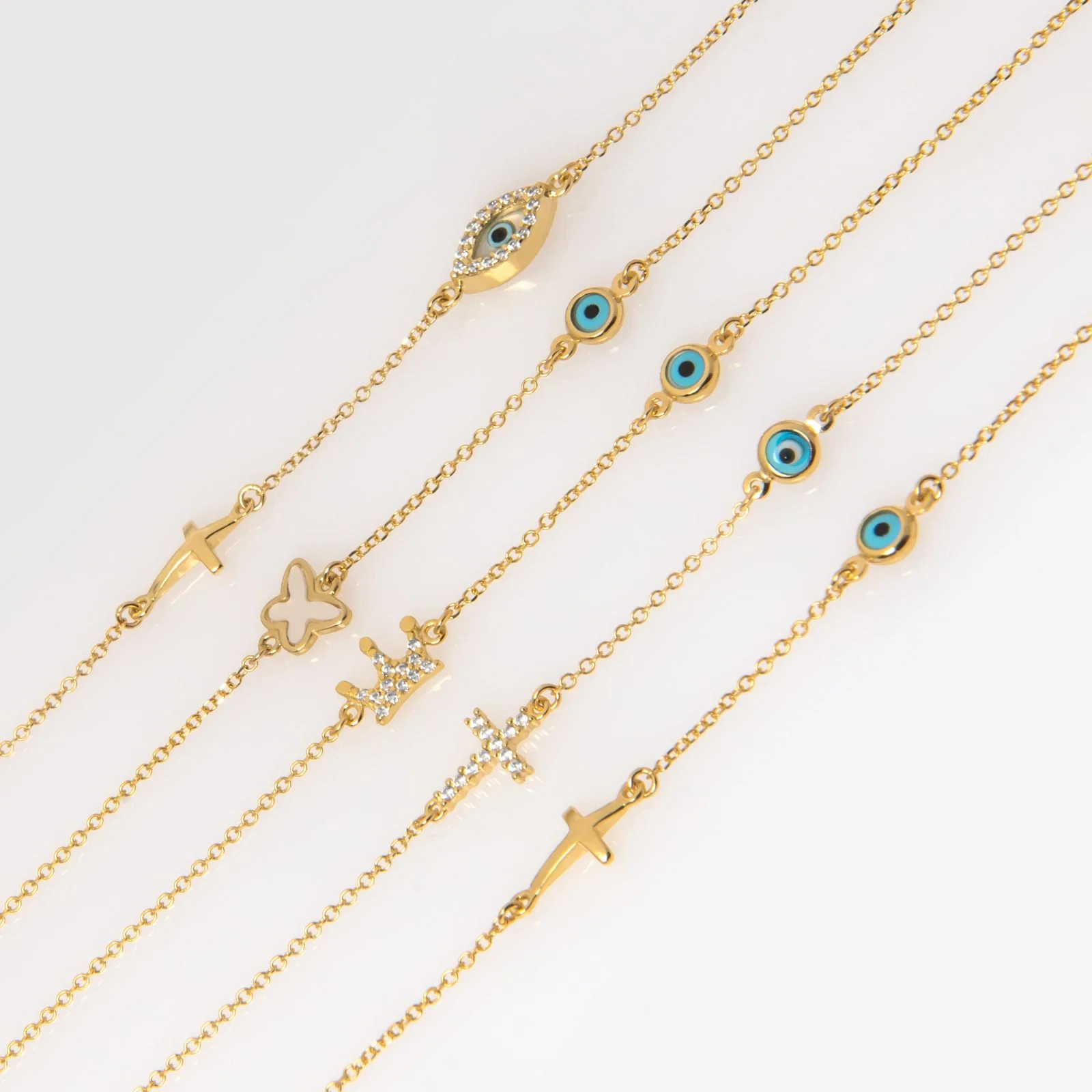 Evil Eye Crown Bracelet — additional product image 5 from AntEva Crafts