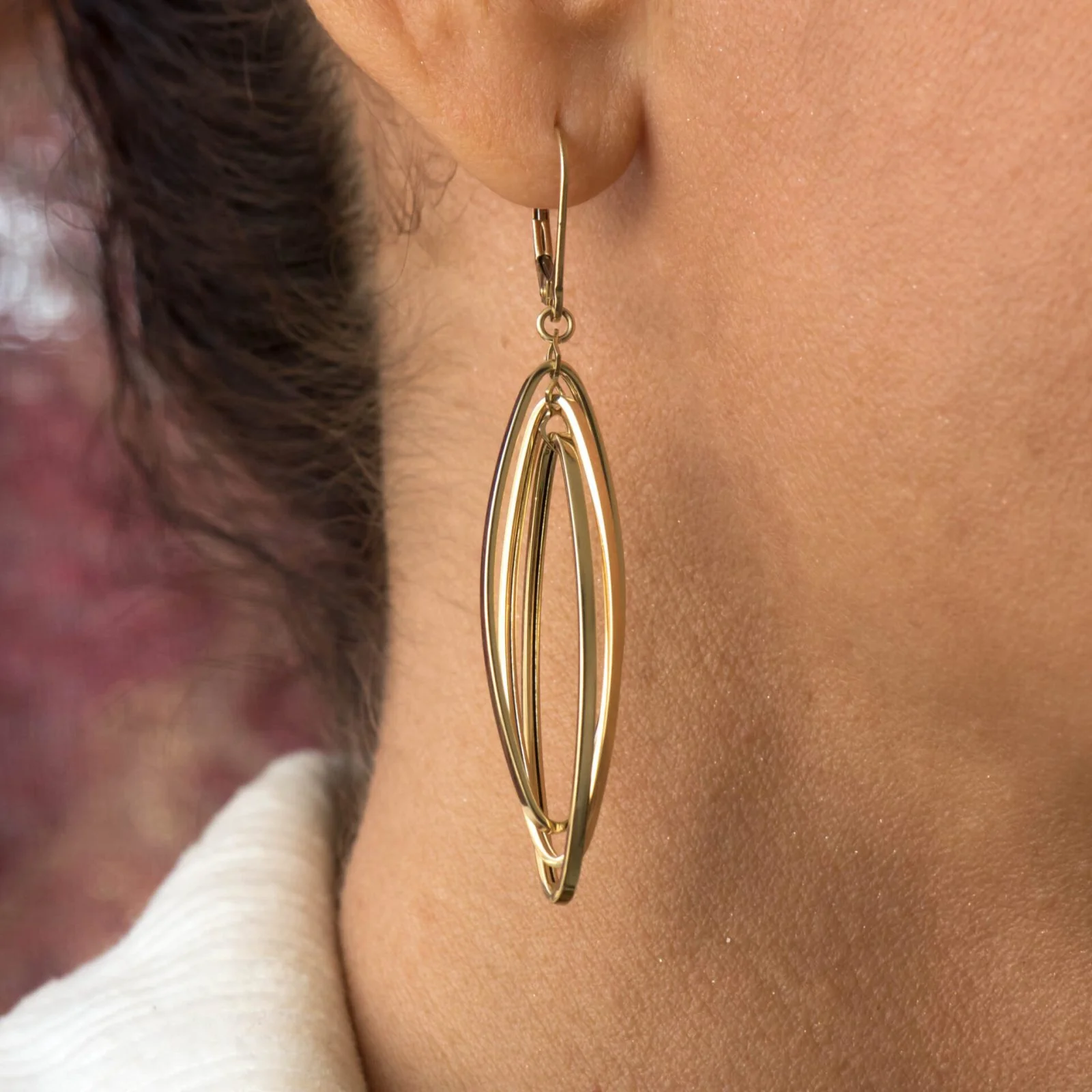 Marquise Dangle Earrings — additional product image 2 from AntEva Crafts