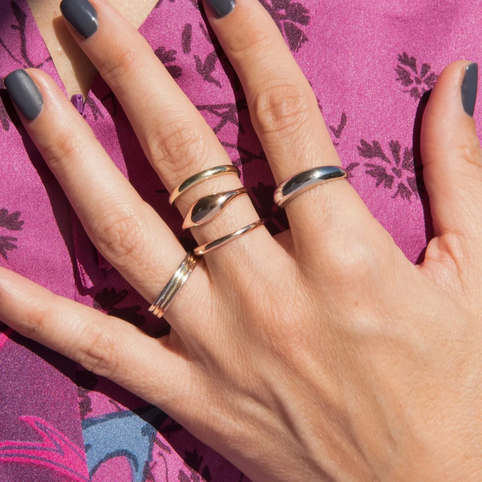 Mini Dome Ring — additional product image 4 from AntEva Crafts