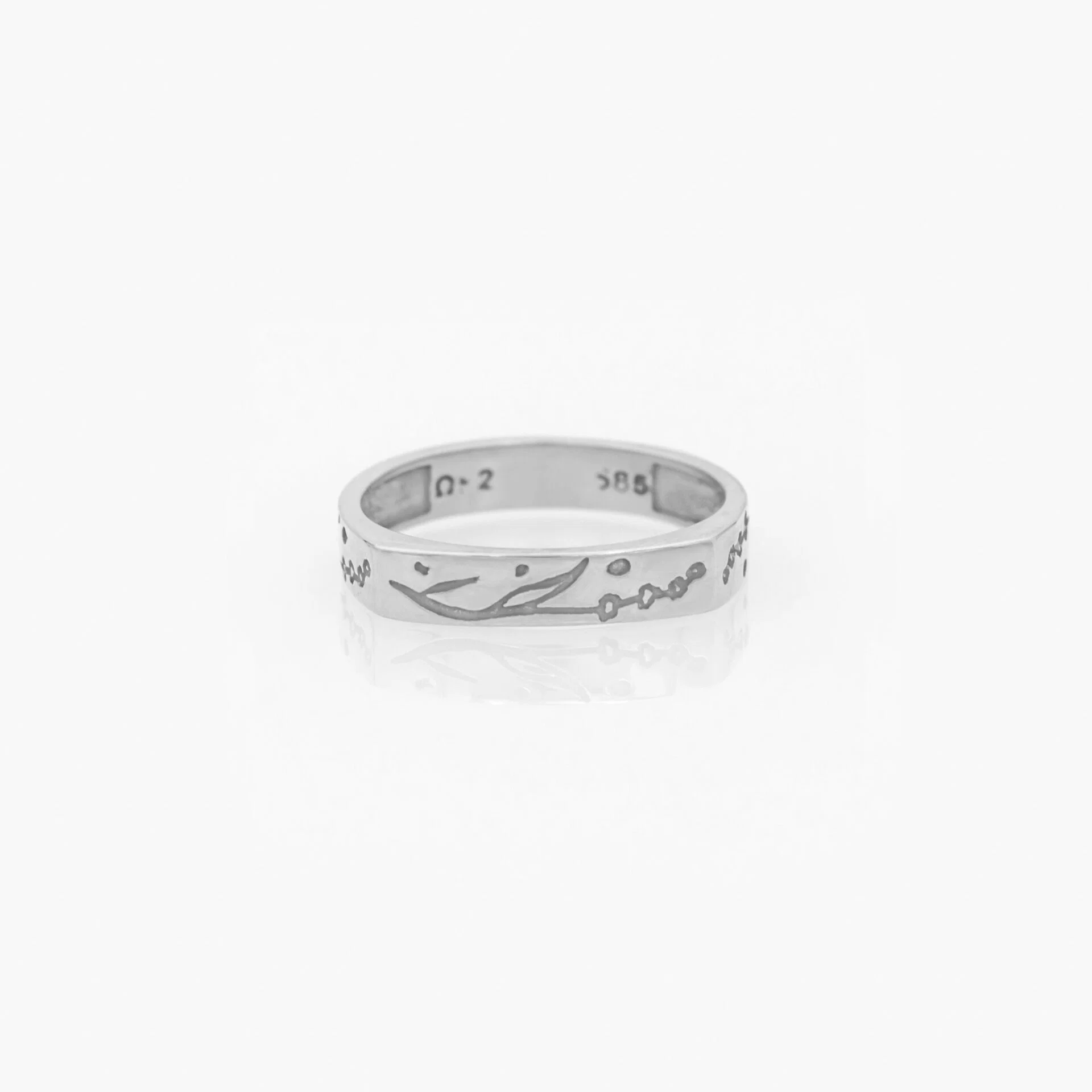 Flower Stacking Ring — additional product image 9 from AntEva Crafts
