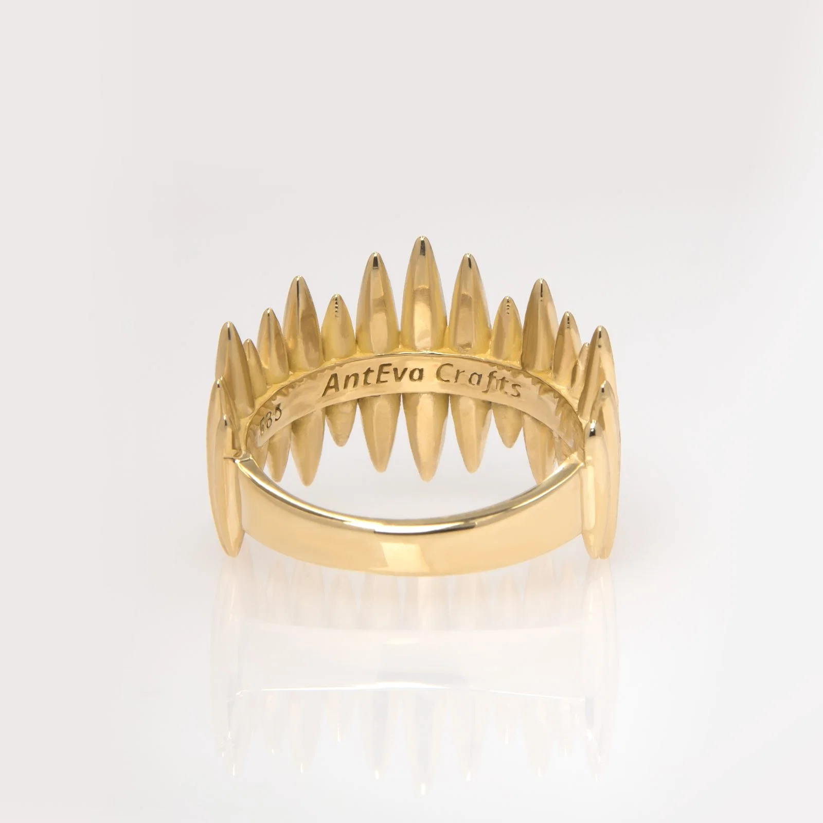 Line Dome Ring — additional product image 6 from AntEva Crafts