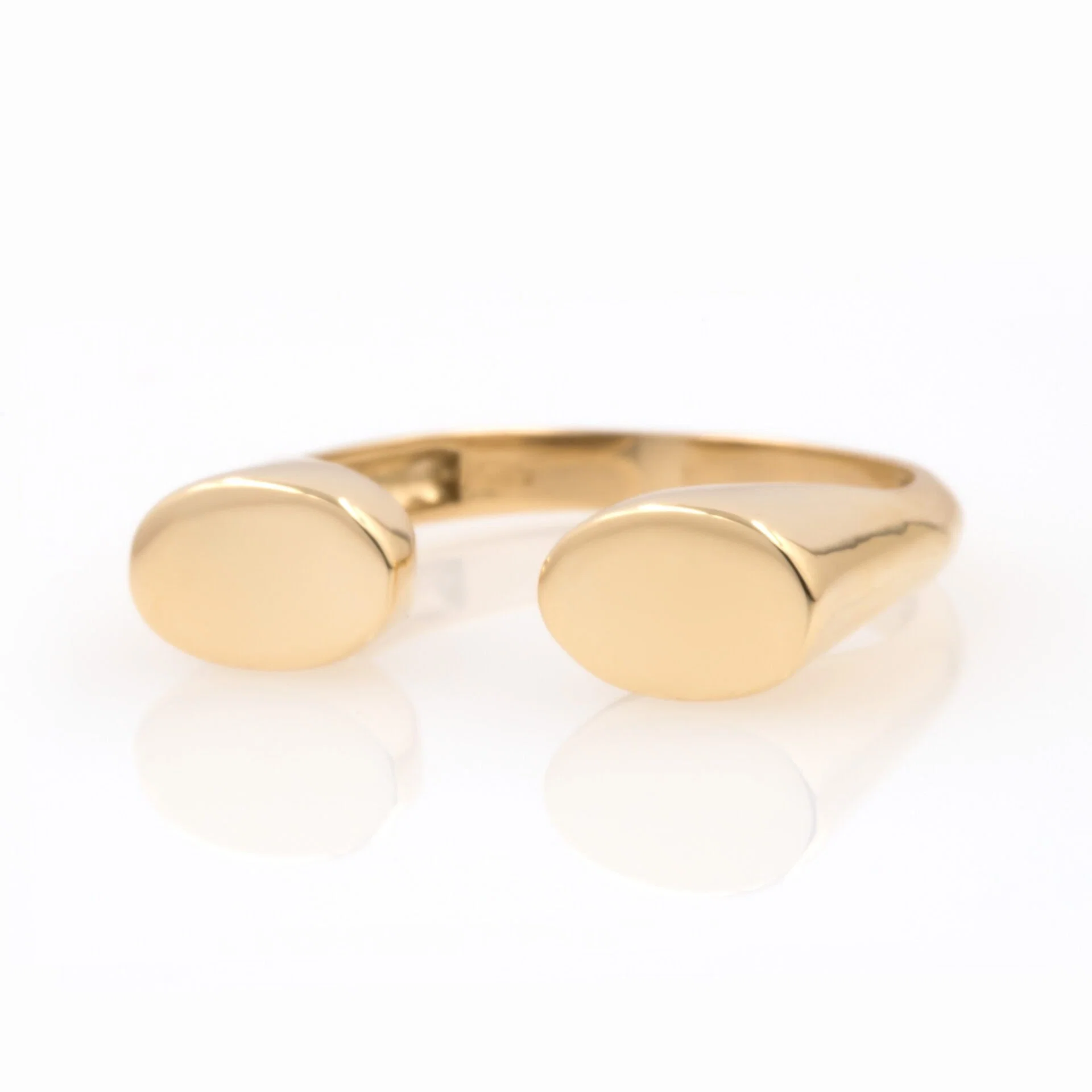 Chunky Open 14k Gold Vermeil Ring