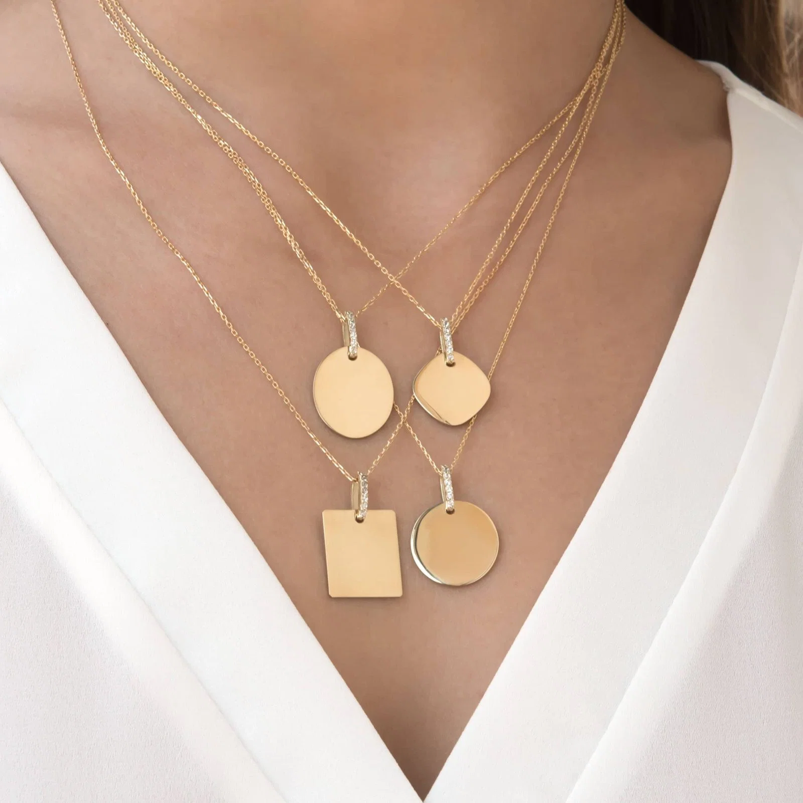 Oval Tag Necklace — additional product image 8 from AntEva Crafts
