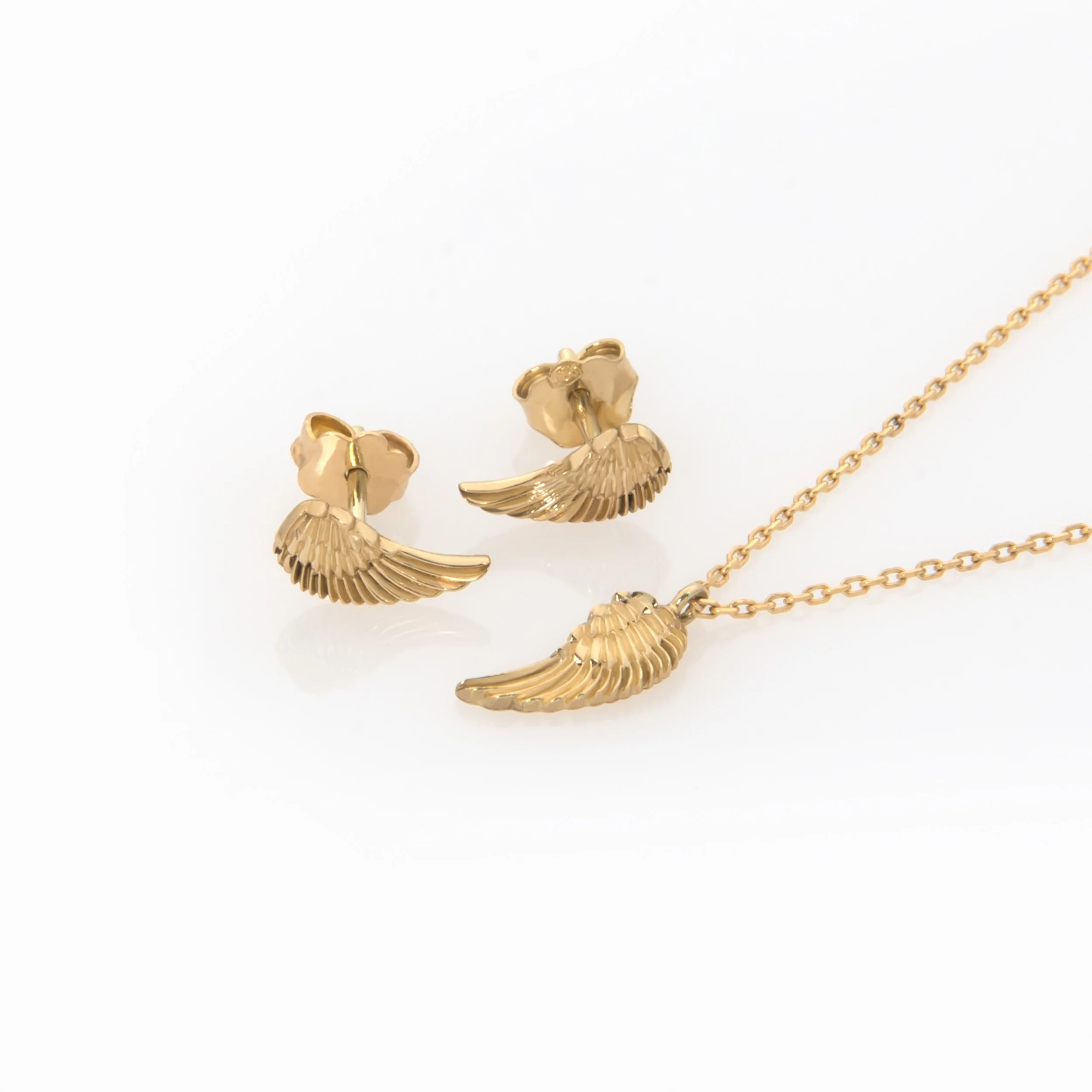 Angel Wings Stud Earrings — additional product image 6 from AntEva Crafts