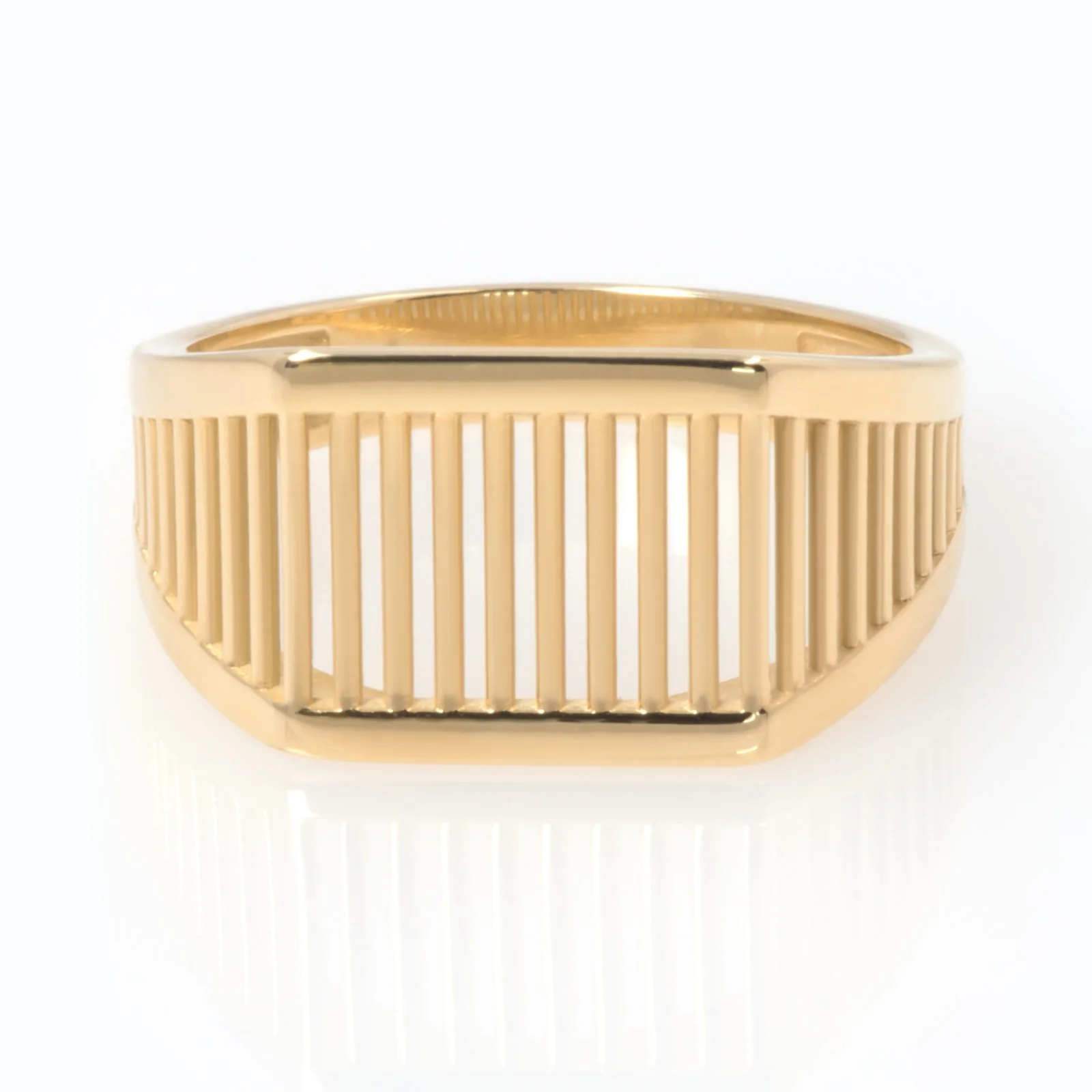 Ribbed Chunky Ring — additional product image 3 from AntEva Crafts