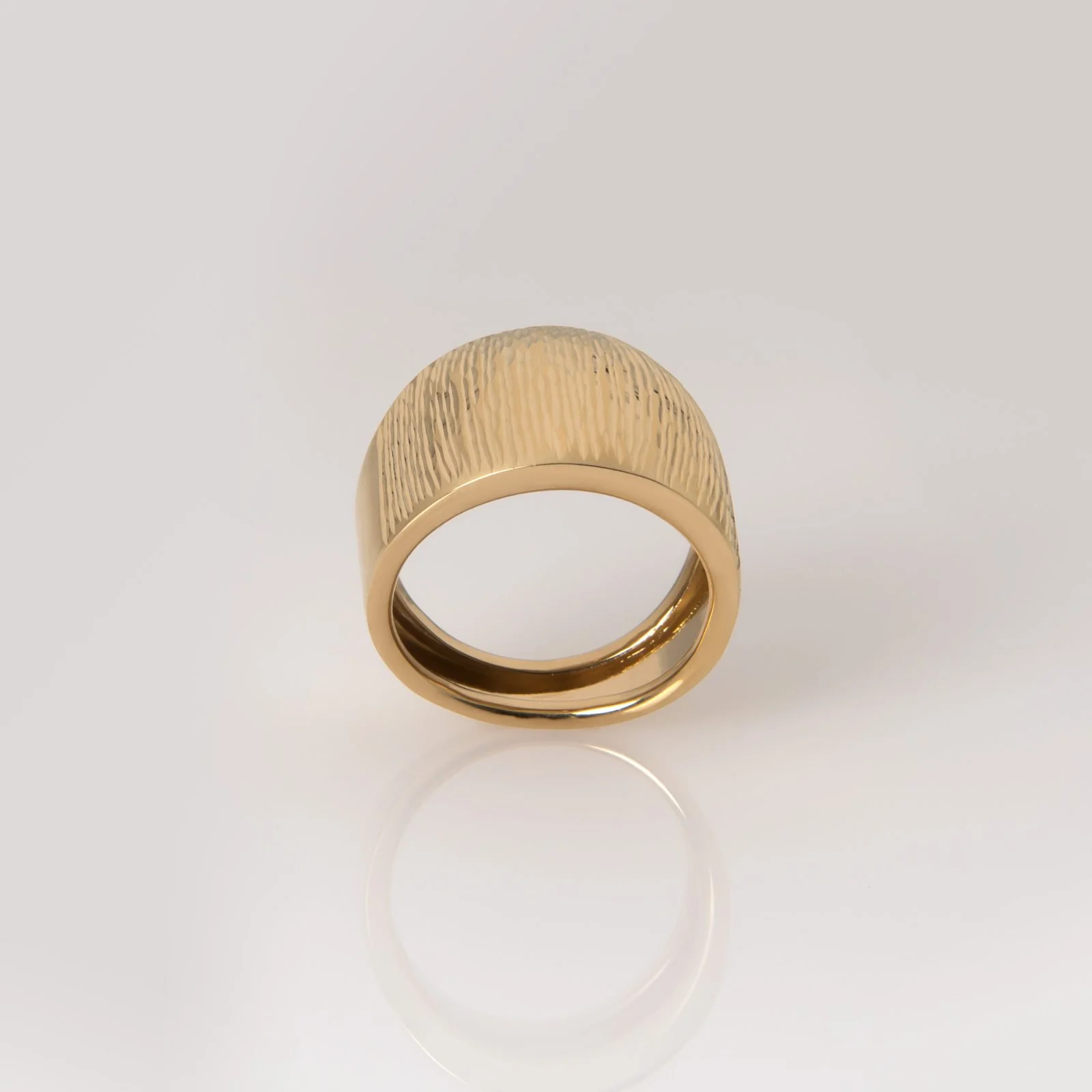 Chunky Diamond Cut Ring — additional product image 3 from AntEva Crafts