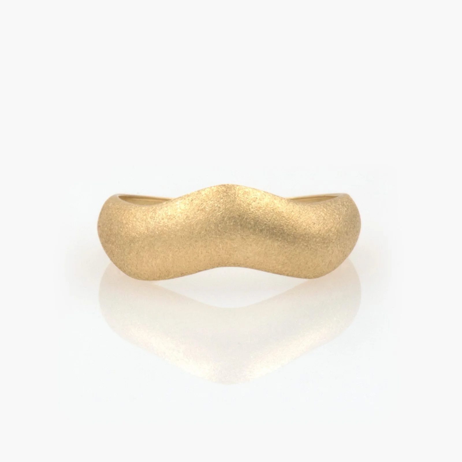 Wavy Wide Dome Ring — additional product image 7 from AntEva Crafts