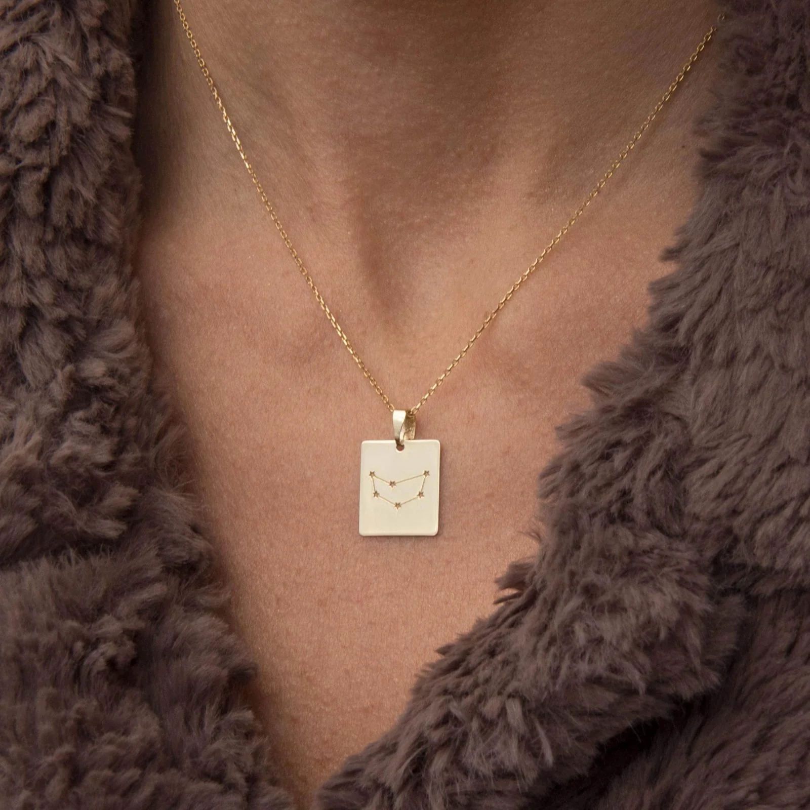 Horoscope Medallion Necklace — additional product image 2 from AntEva Crafts