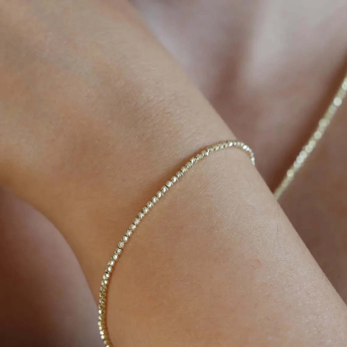 Spheres Diamond Cut Chain Set — additional product image 6 from AntEva Crafts