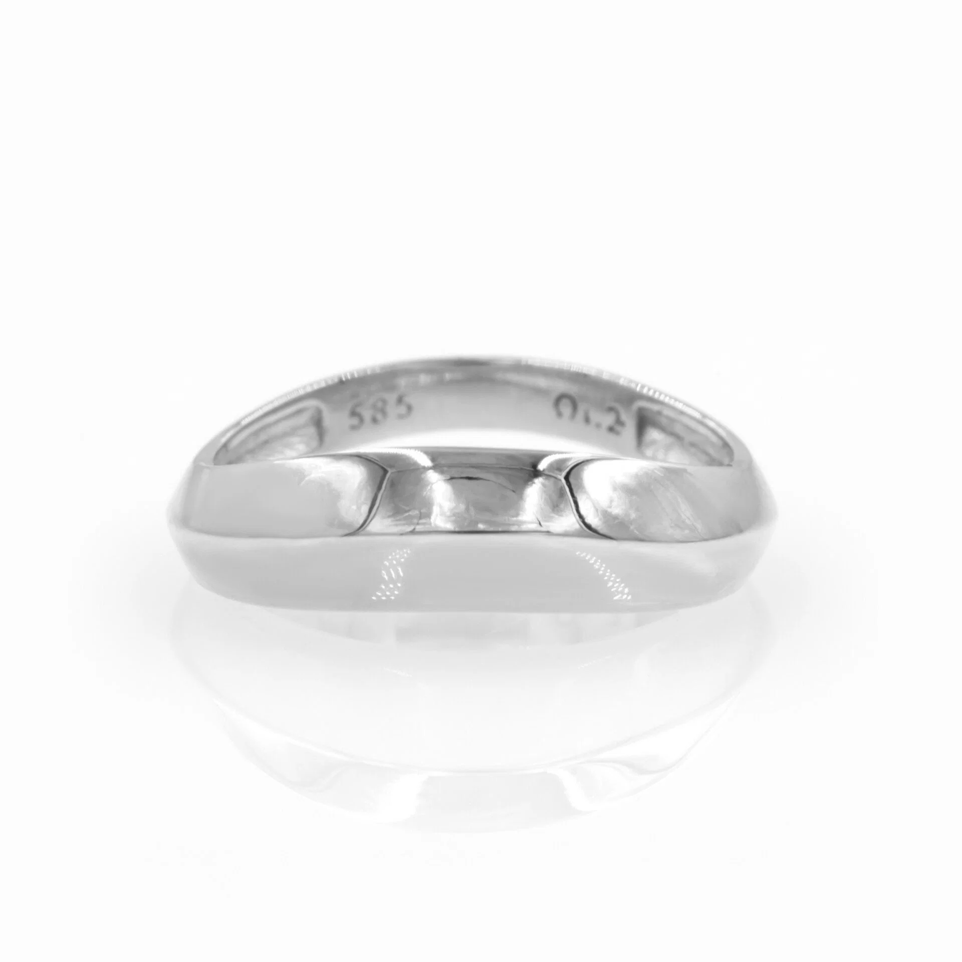Wavy Dome Gold Ring — additional product image 8 from AntEva Crafts