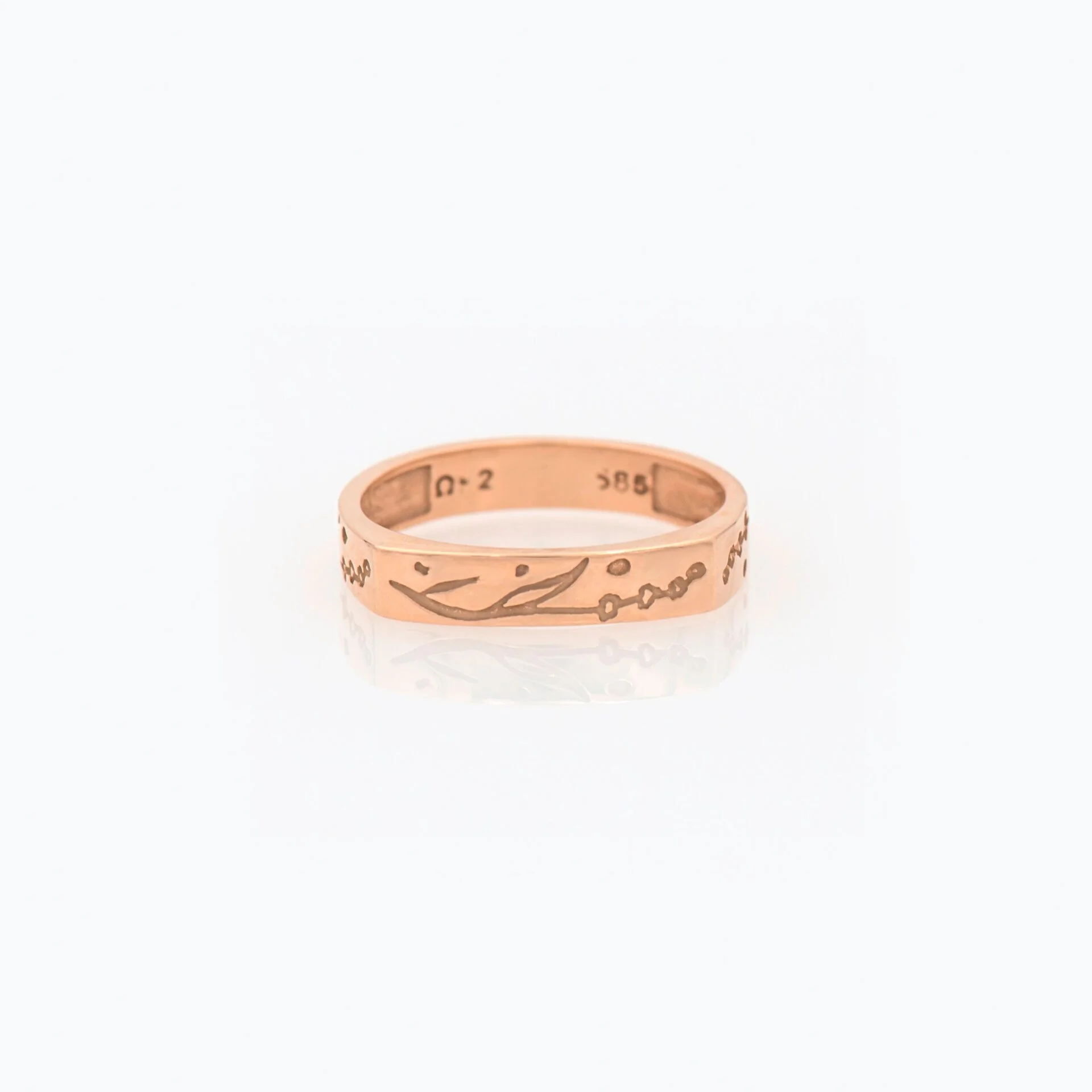 Flower Stacking Ring — additional product image 8 from AntEva Crafts