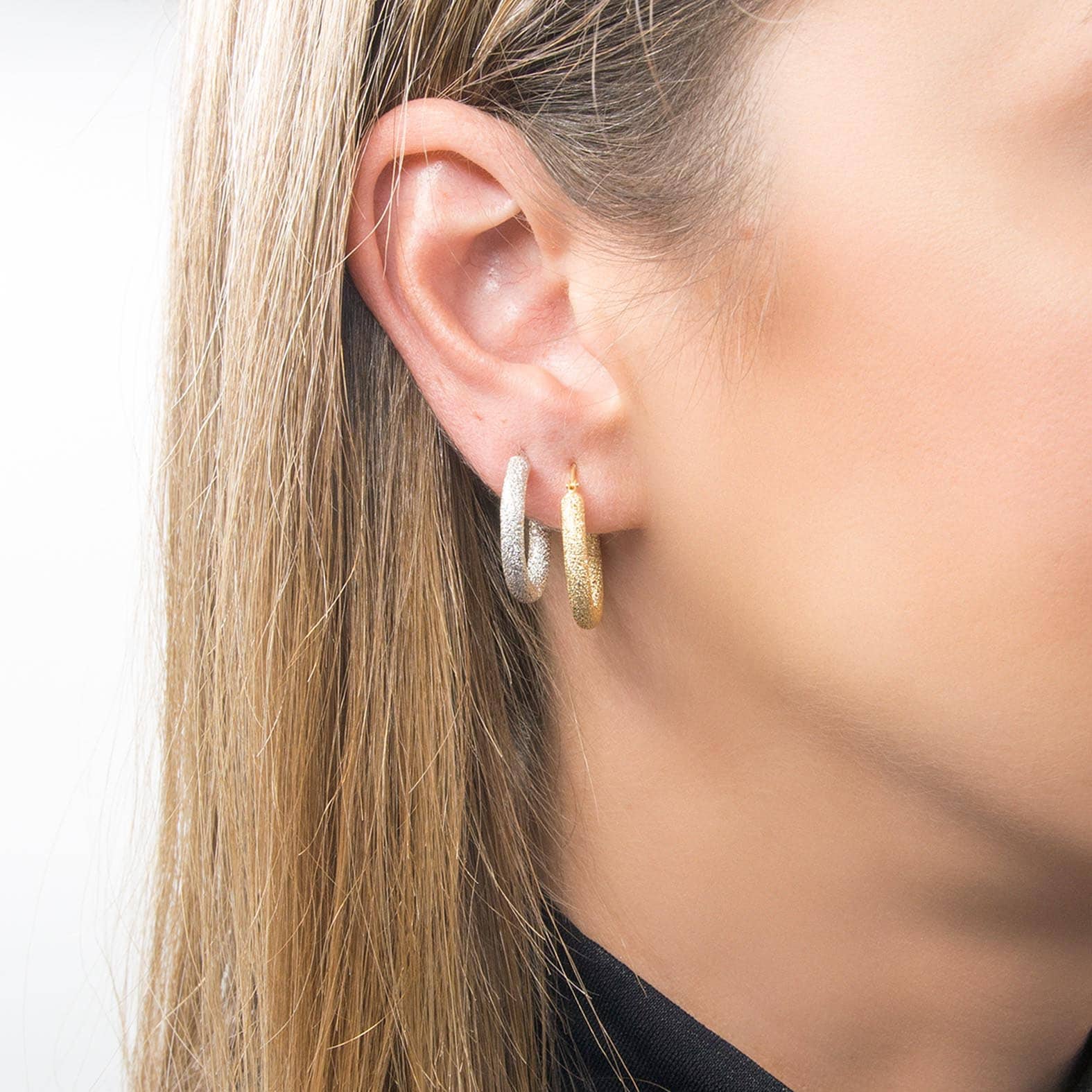 Matte Hoop Earrings — additional product image 12 from AntEva Crafts