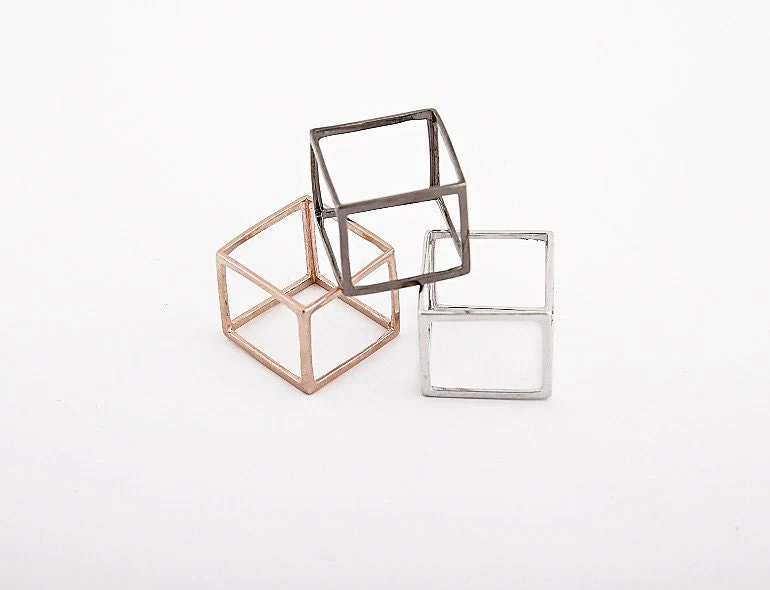 Cube Ring — additional product image 4 from AntEva Crafts
