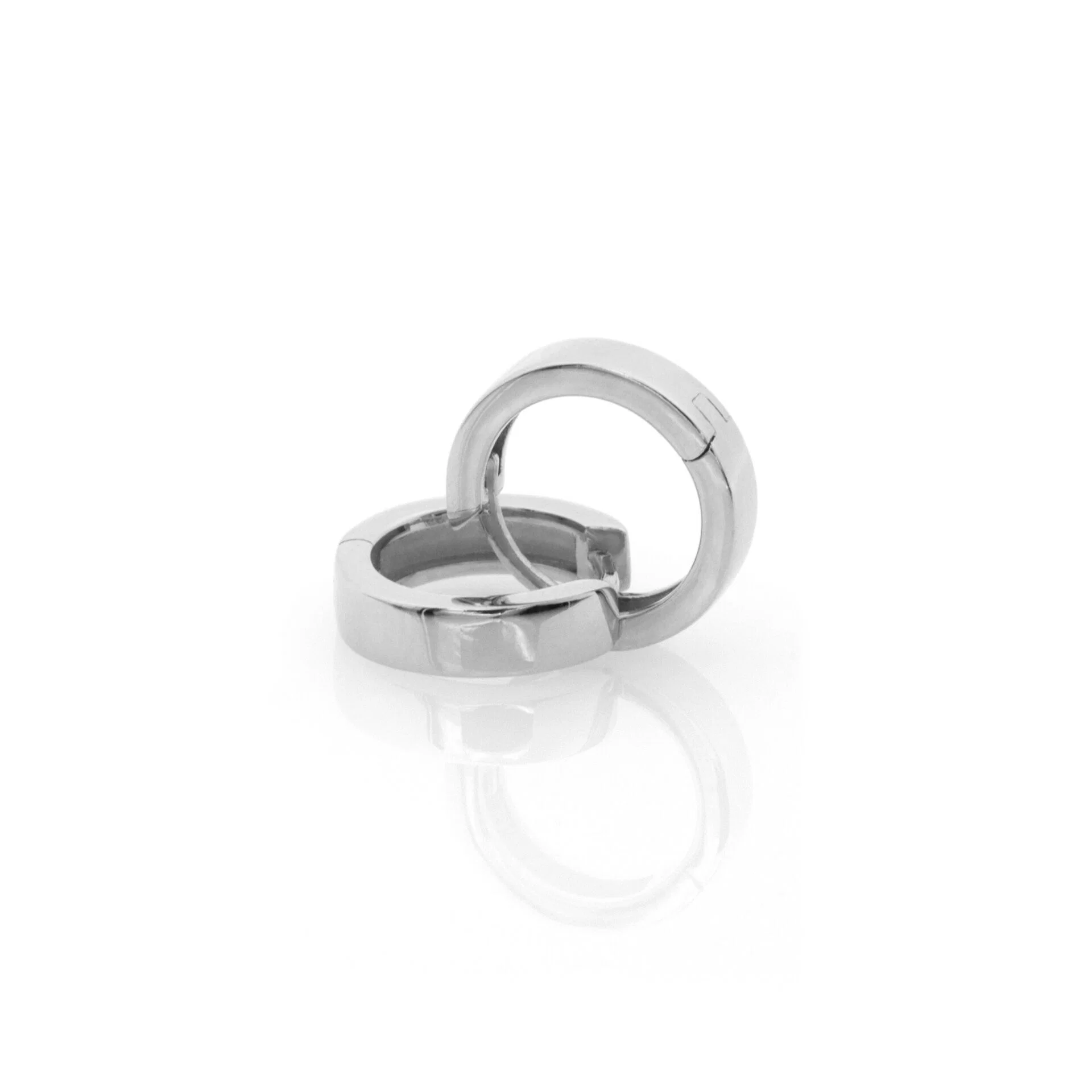 Mini Plain Hoop Earrings — additional product image 4 from AntEva Crafts