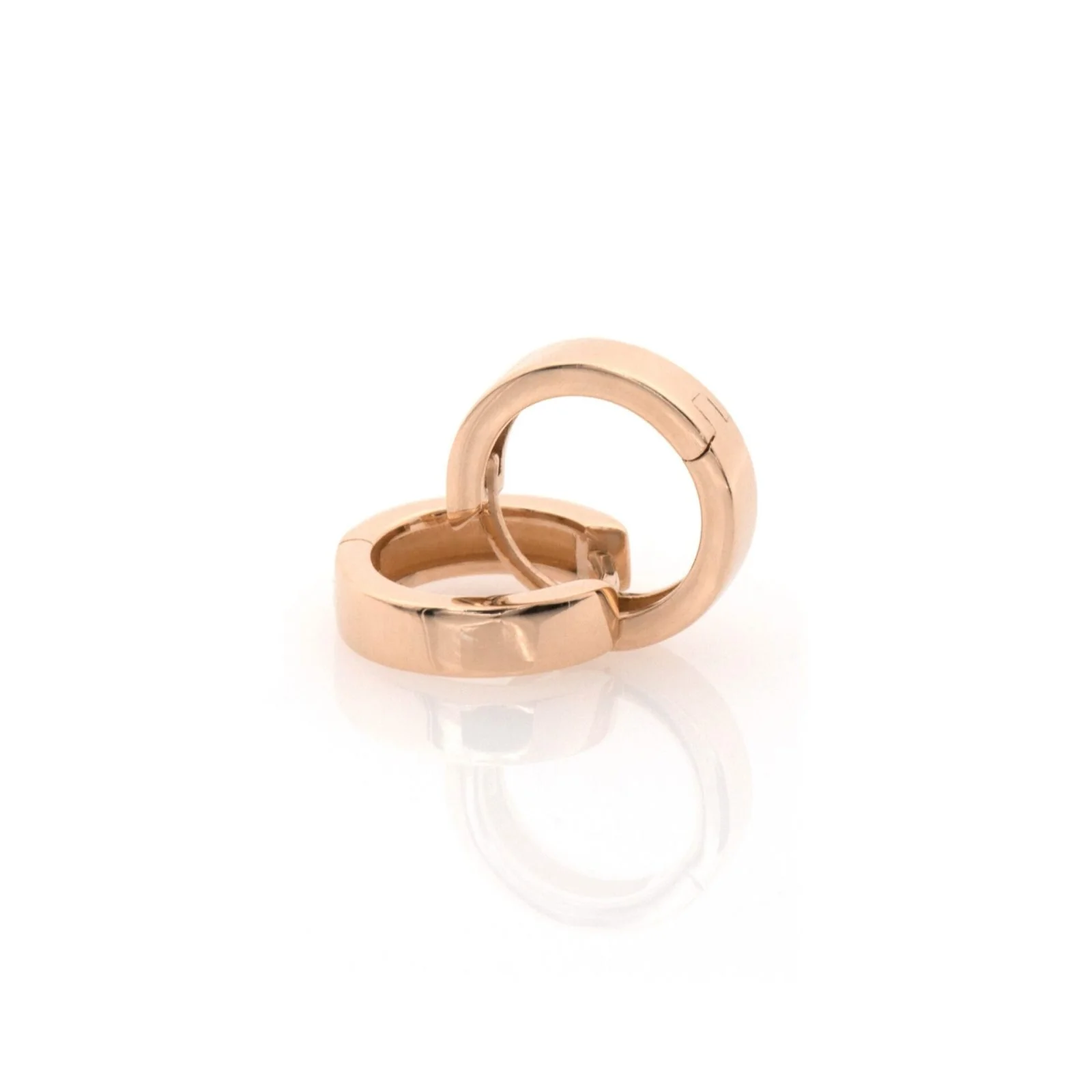 Mini Plain Hoop Earrings — additional product image 3 from AntEva Crafts