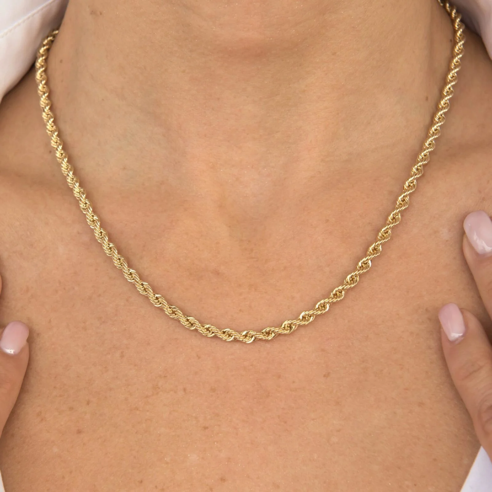 Rope Chain Necklace 3.5mm — additional product image 2 from AntEva Crafts