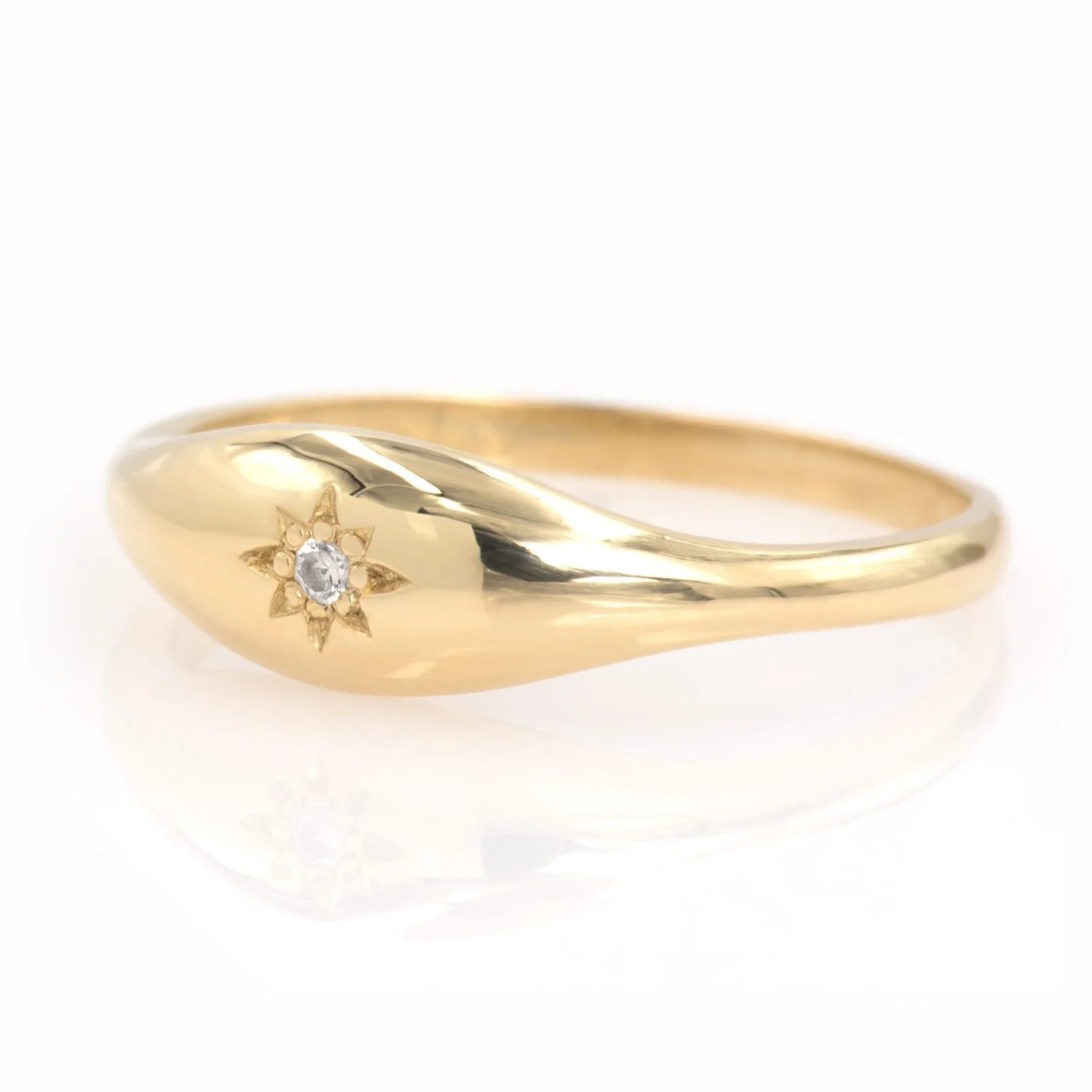 Diamond Star Ring — additional product image 3 from AntEva Crafts