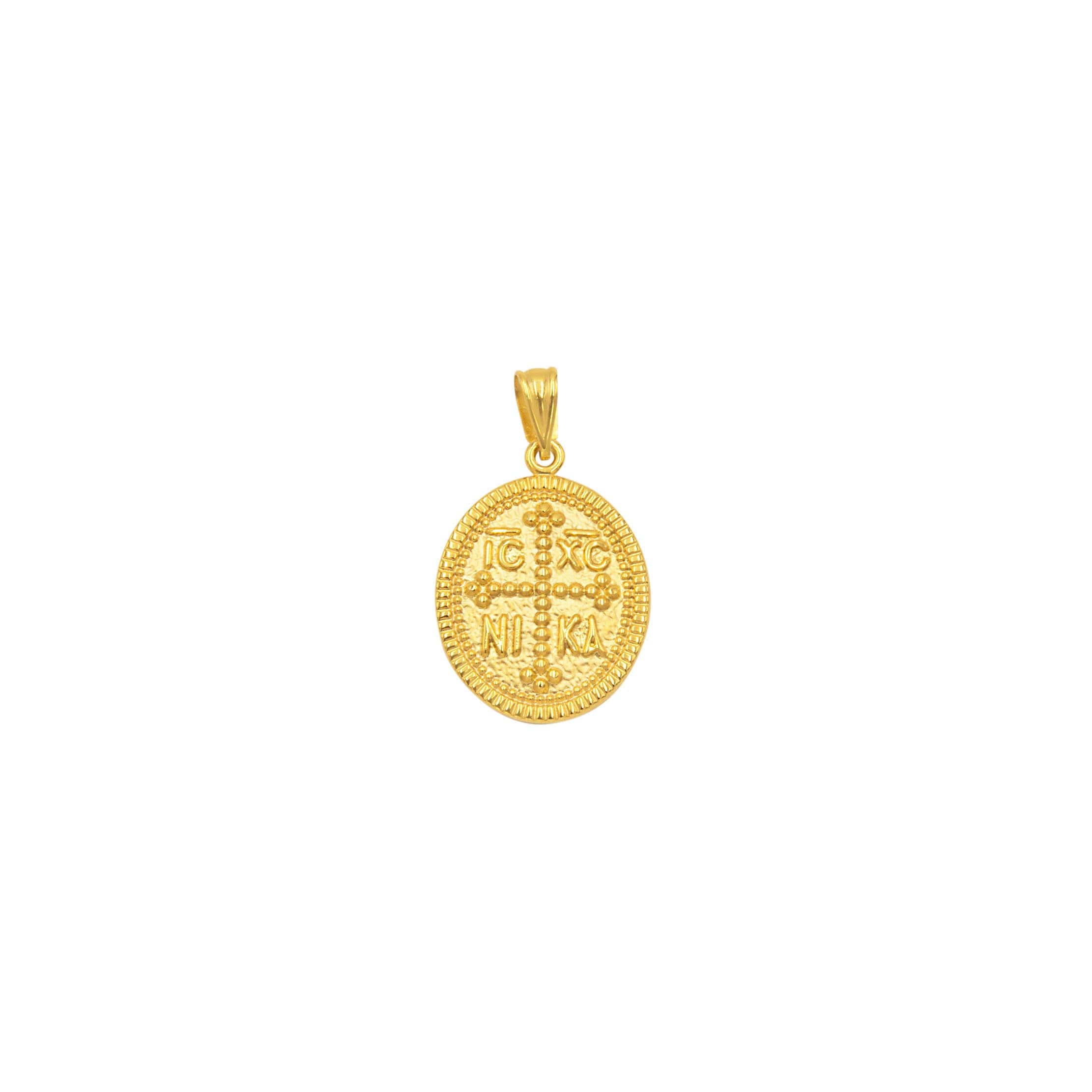 Christian Oval Cross Necklace — additional product image 4 from AntEva Crafts