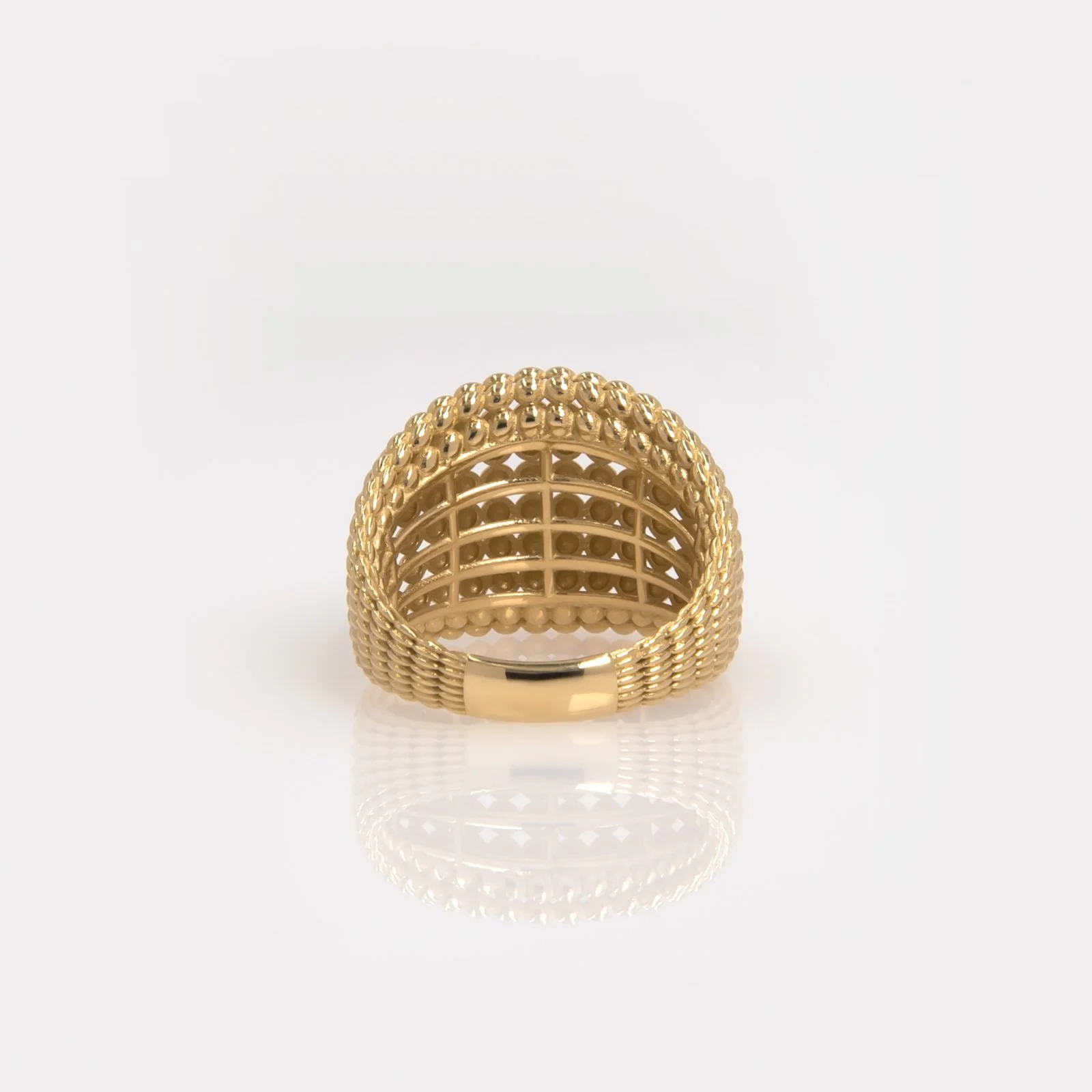 Chunky Beaded Ring — additional product image 7 from AntEva Crafts