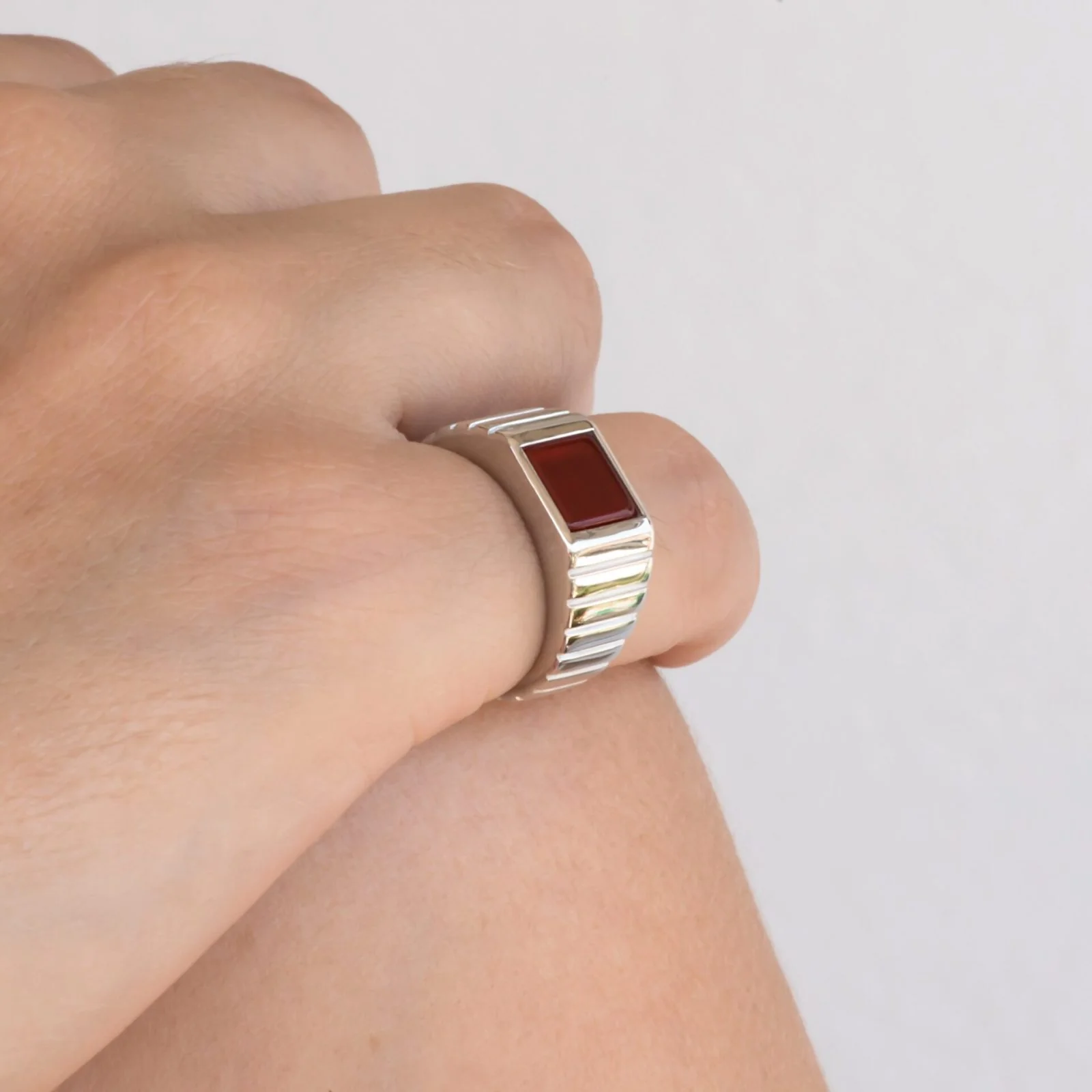 Black Onyx Signet Ring — additional product image 9 from AntEva Crafts
