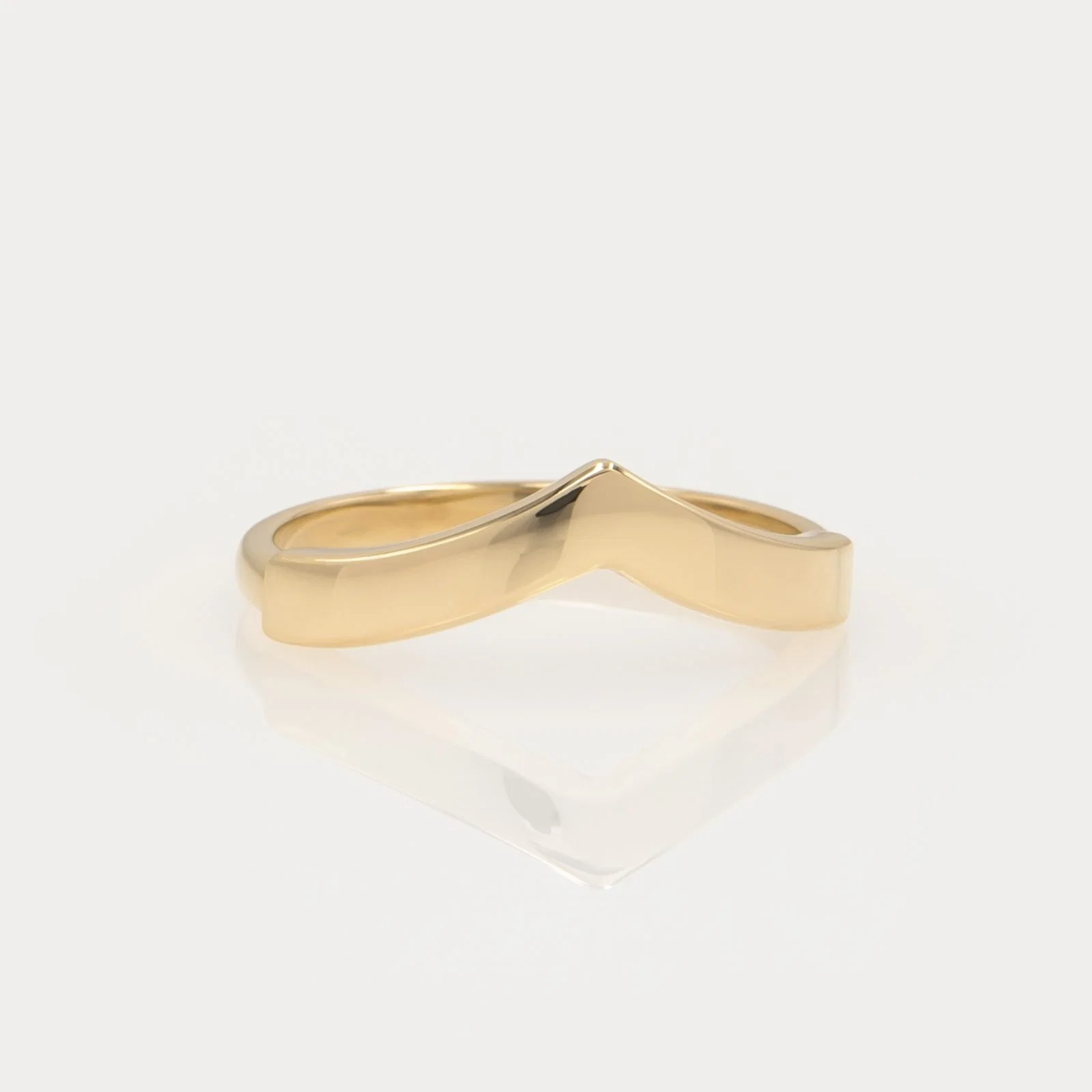 Minimalist V Ring — additional product image 4 from AntEva Crafts