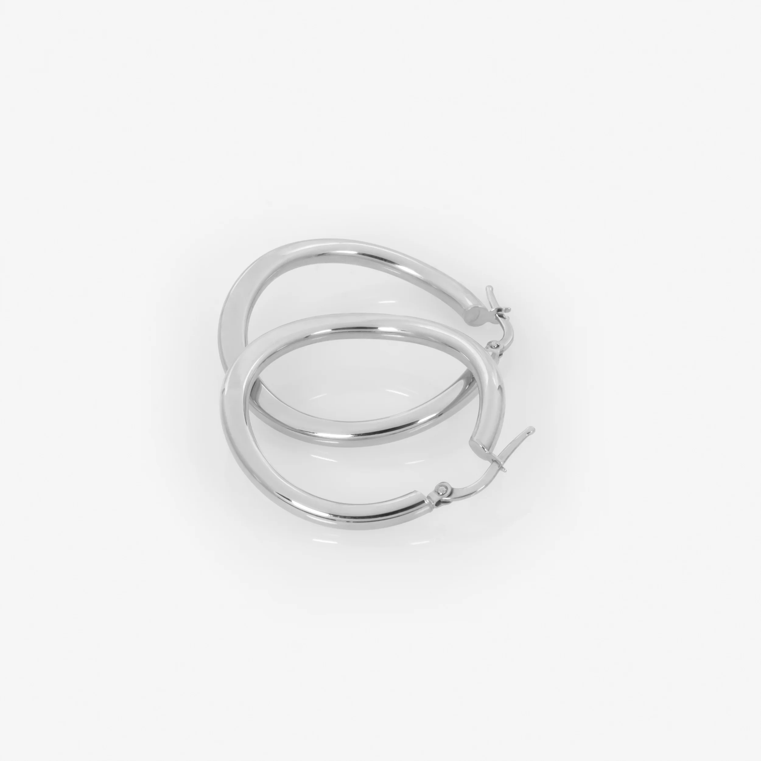 Wavy Round Hoop Earrings — additional product image 5 from AntEva Crafts