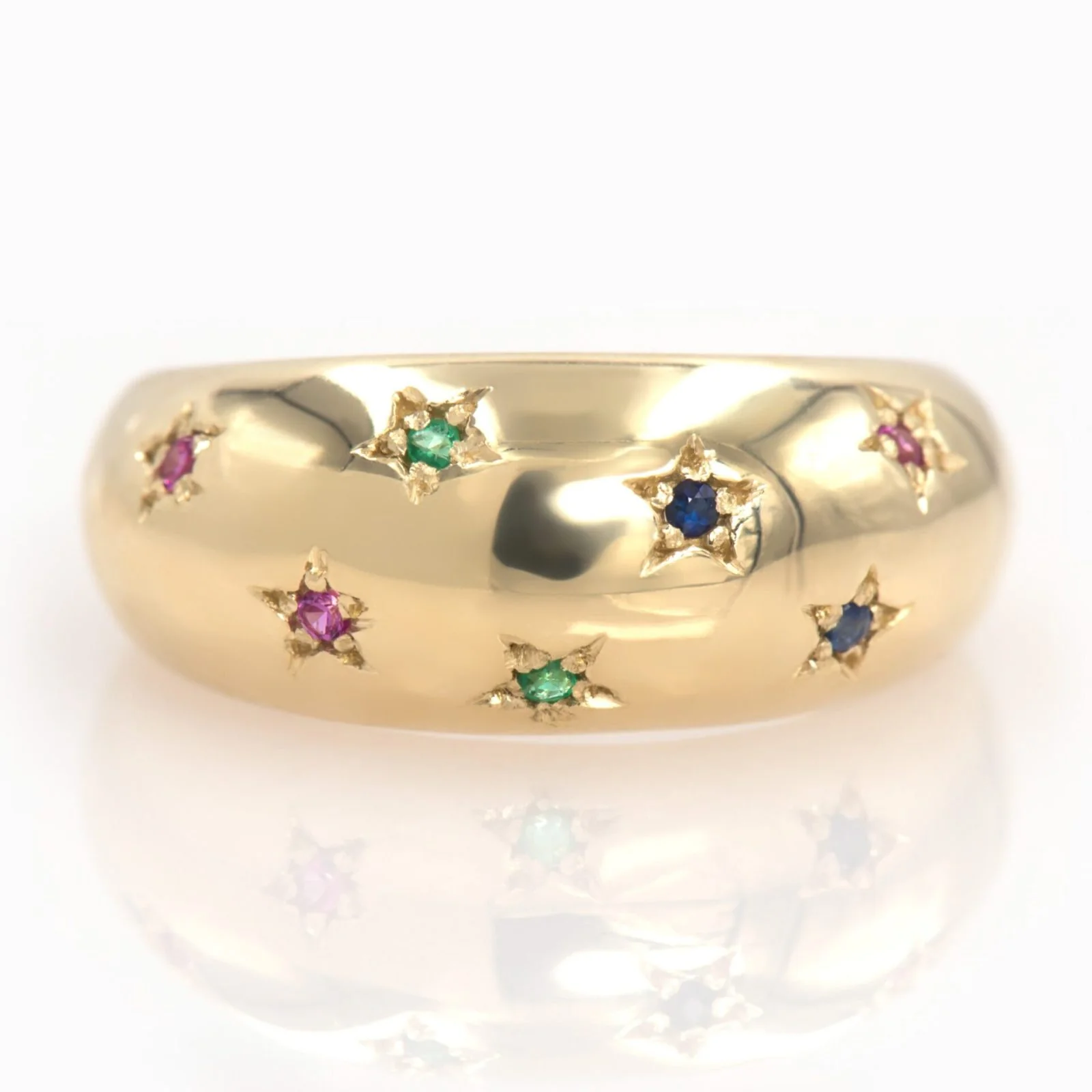 Gemstone Starburst Ring — additional product image 4 from AntEva Crafts