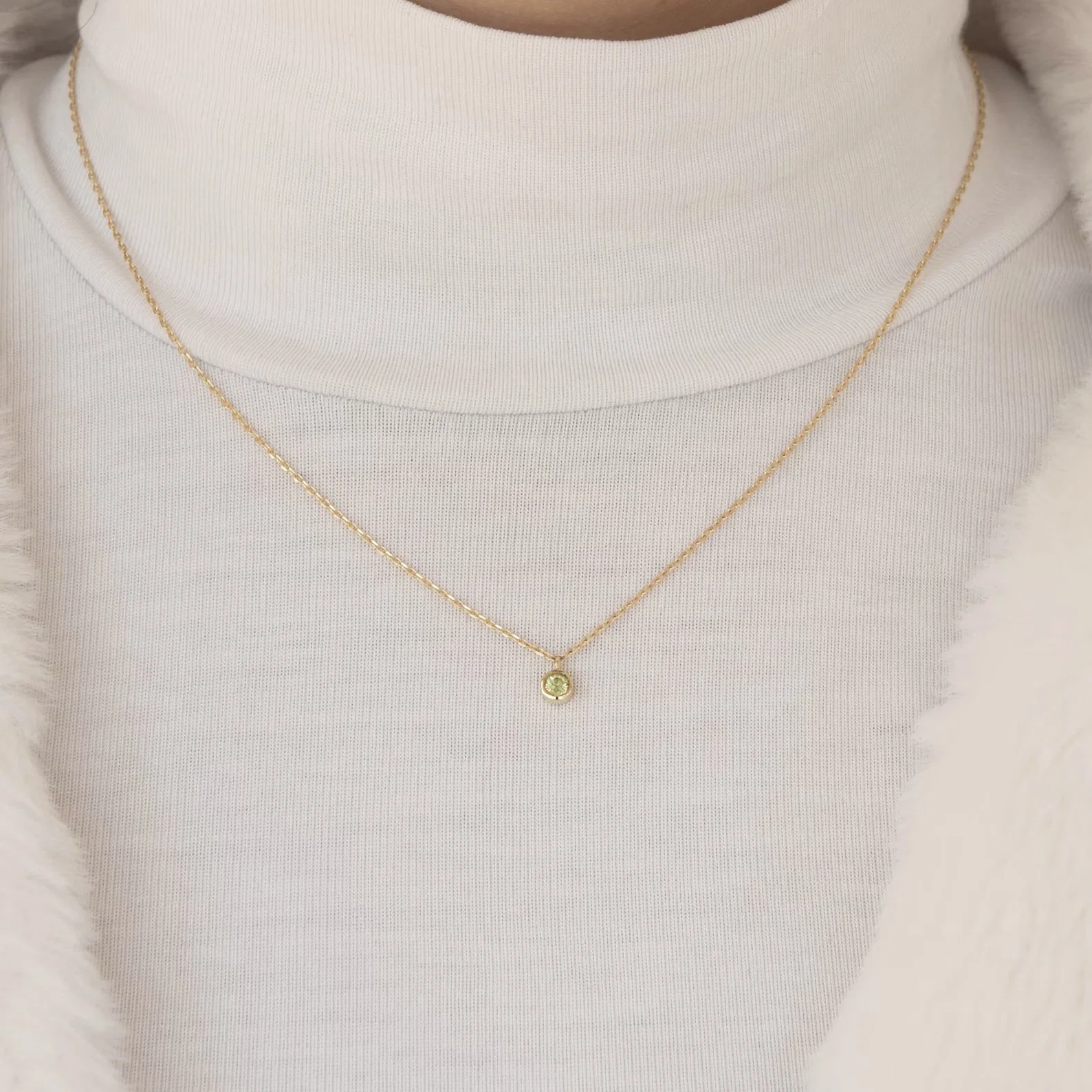 Genuine Birthstone Necklace — additional product image 5 from AntEva Crafts