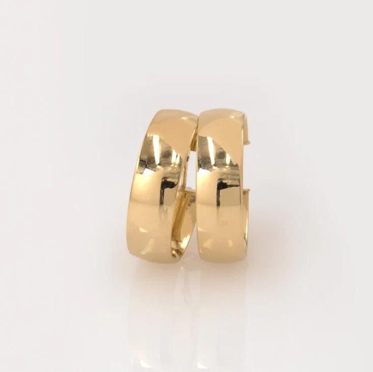 Chunky Hoop Earrings 25mm — additional product image 6 from AntEva Crafts