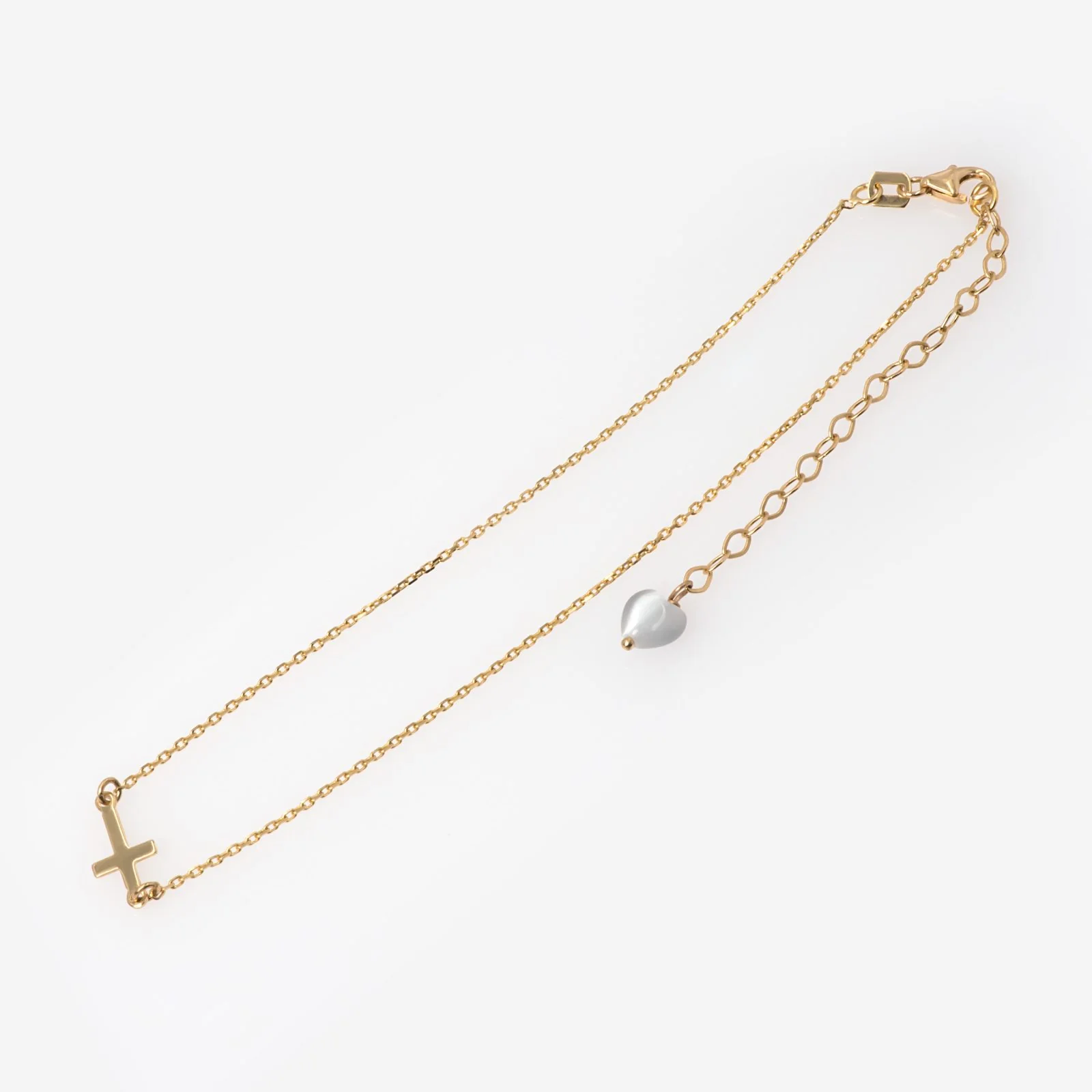 Cross Charm Anklet — additional product image 2 from AntEva Crafts