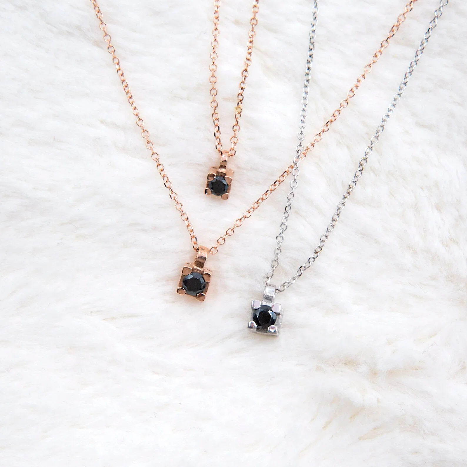 Gemstone Solitaire Necklace — additional product image 9 from AntEva Crafts