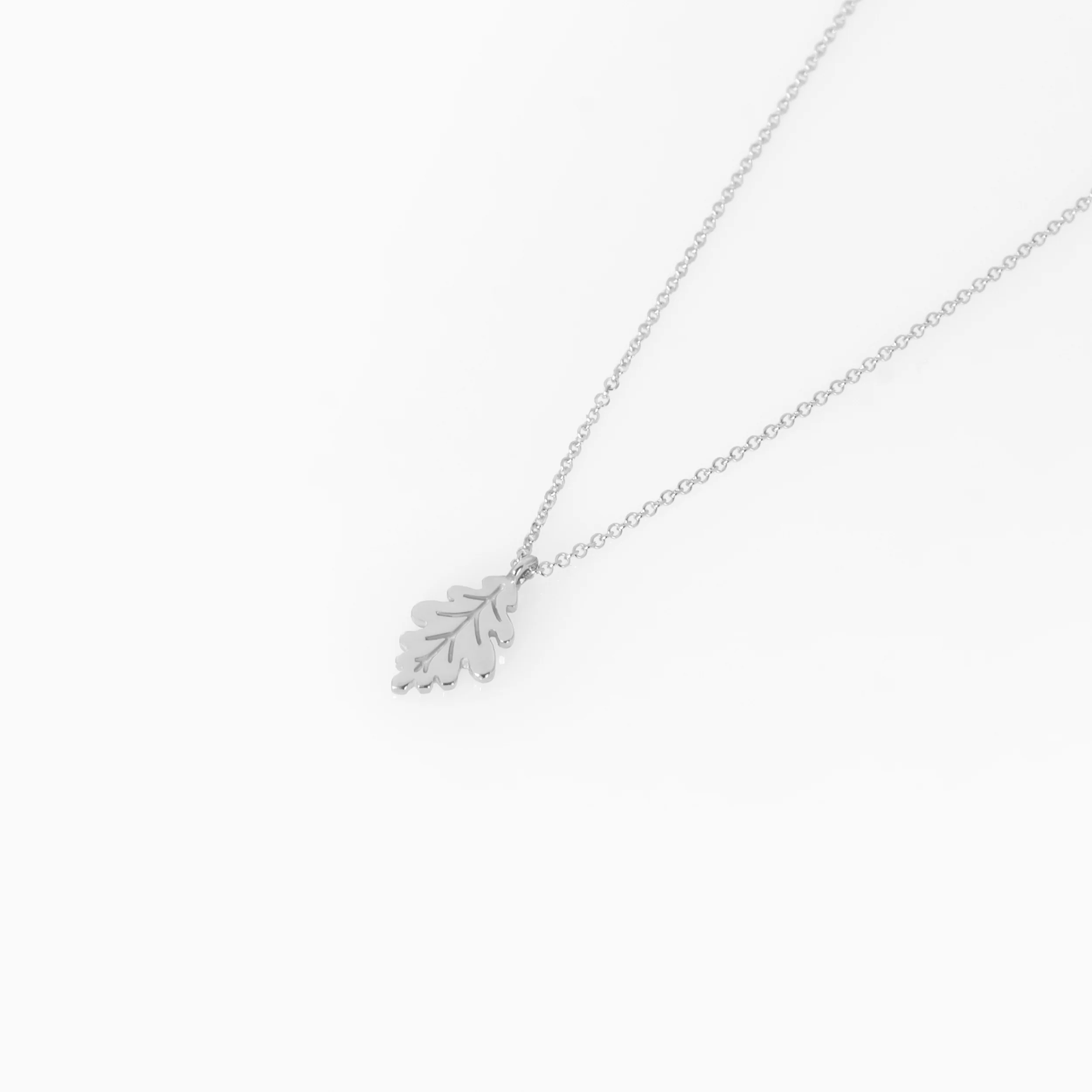 Dainty Gold Leaf Necklace — additional product image 5 from AntEva Crafts