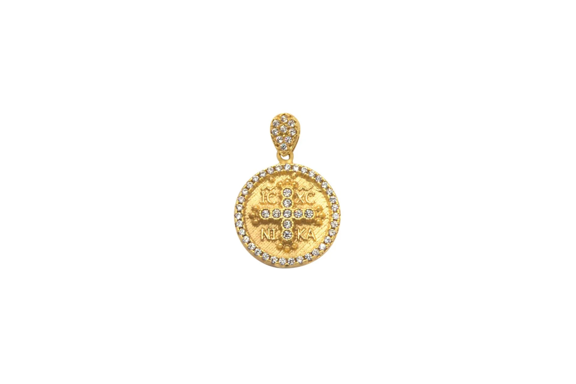 Christian Necklace with Cross & CZ — additional product image 3 from AntEva Crafts