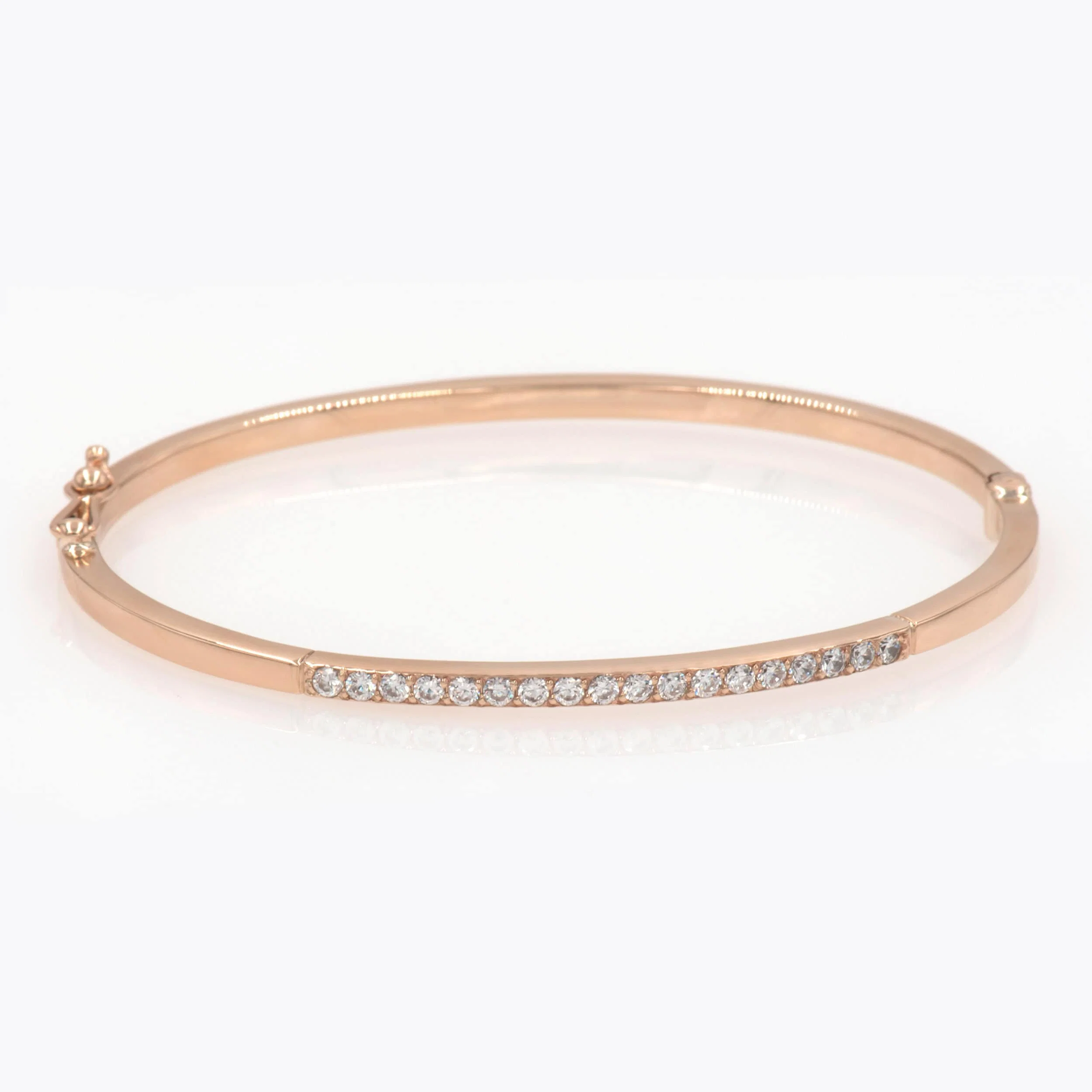 Diamond Oval Bangle — additional product image 5 from AntEva Crafts