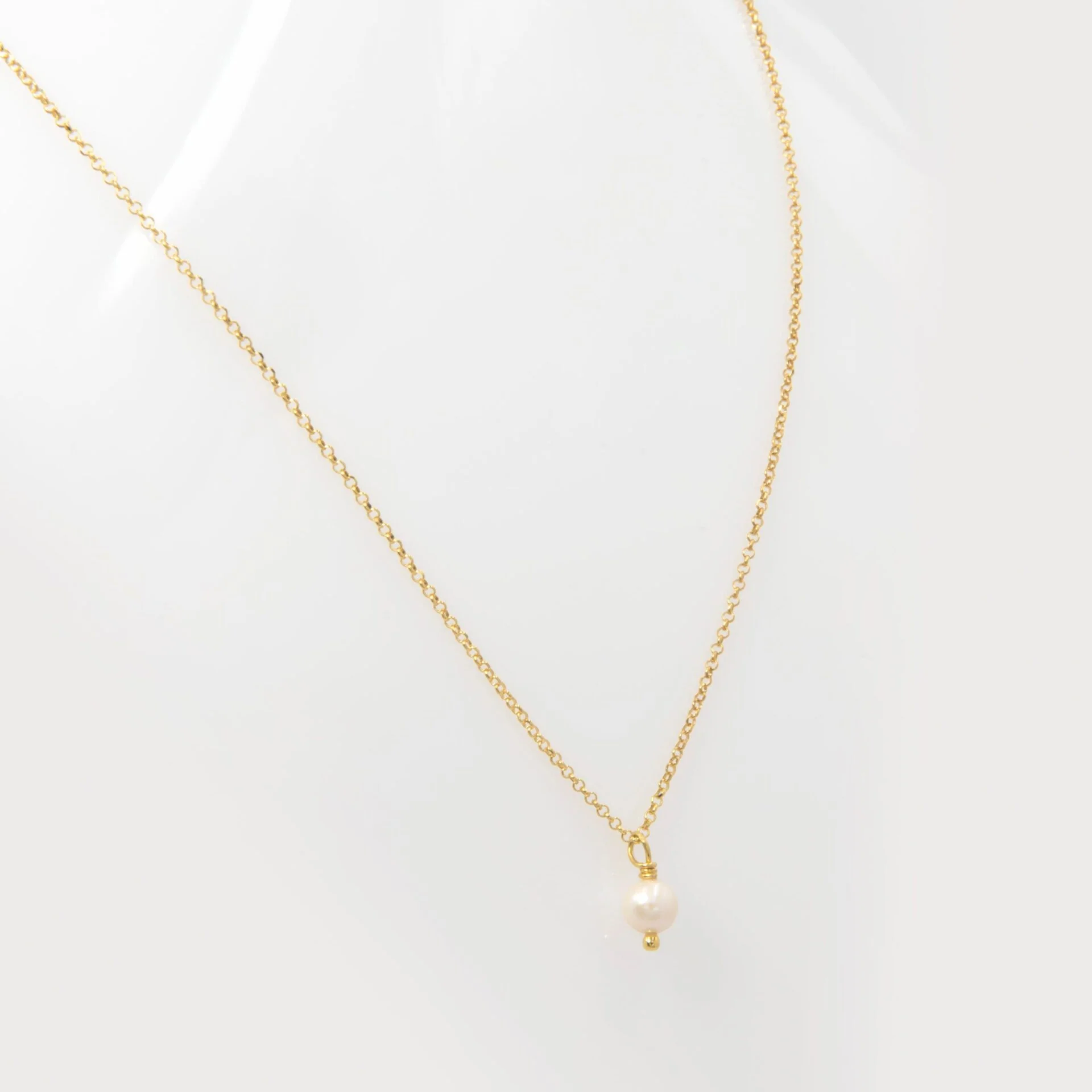 Pearl Backdrop Necklace — additional product image 4 from AntEva Crafts