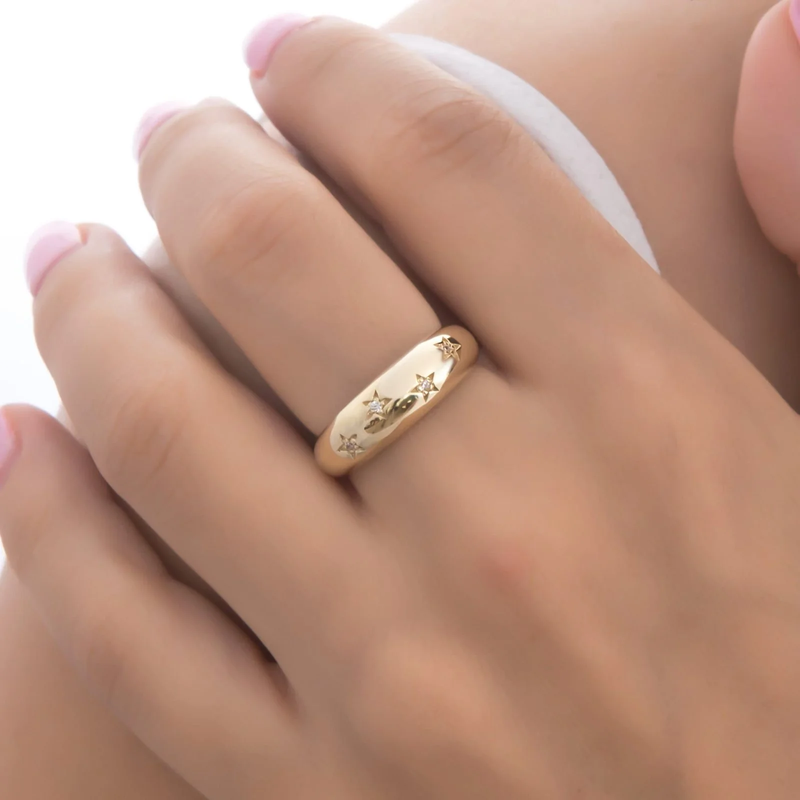 Diamond Starburst Ring — additional product image 2 from AntEva Crafts
