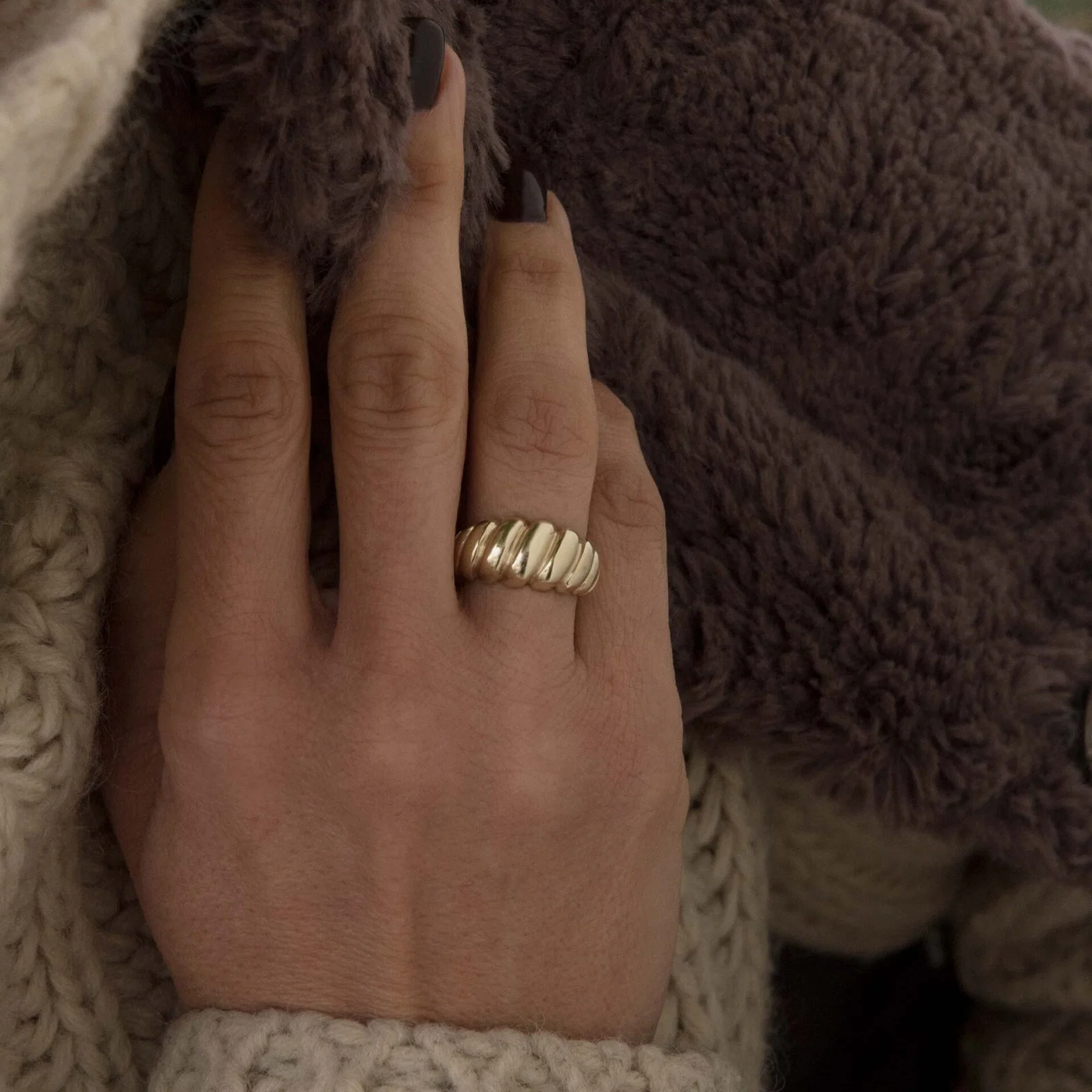 Croissant Ring — additional product image 2 from AntEva Crafts
